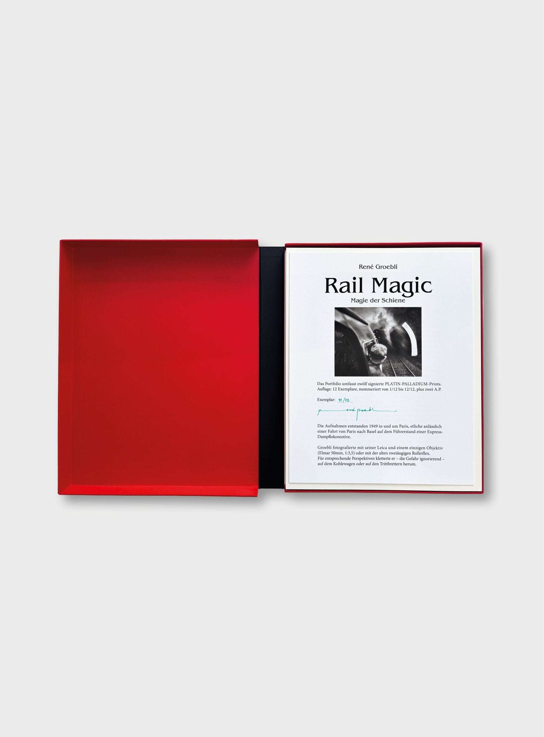 Publication: René Groebli: Rail Magic - 25'000 CHF | SPECIAL