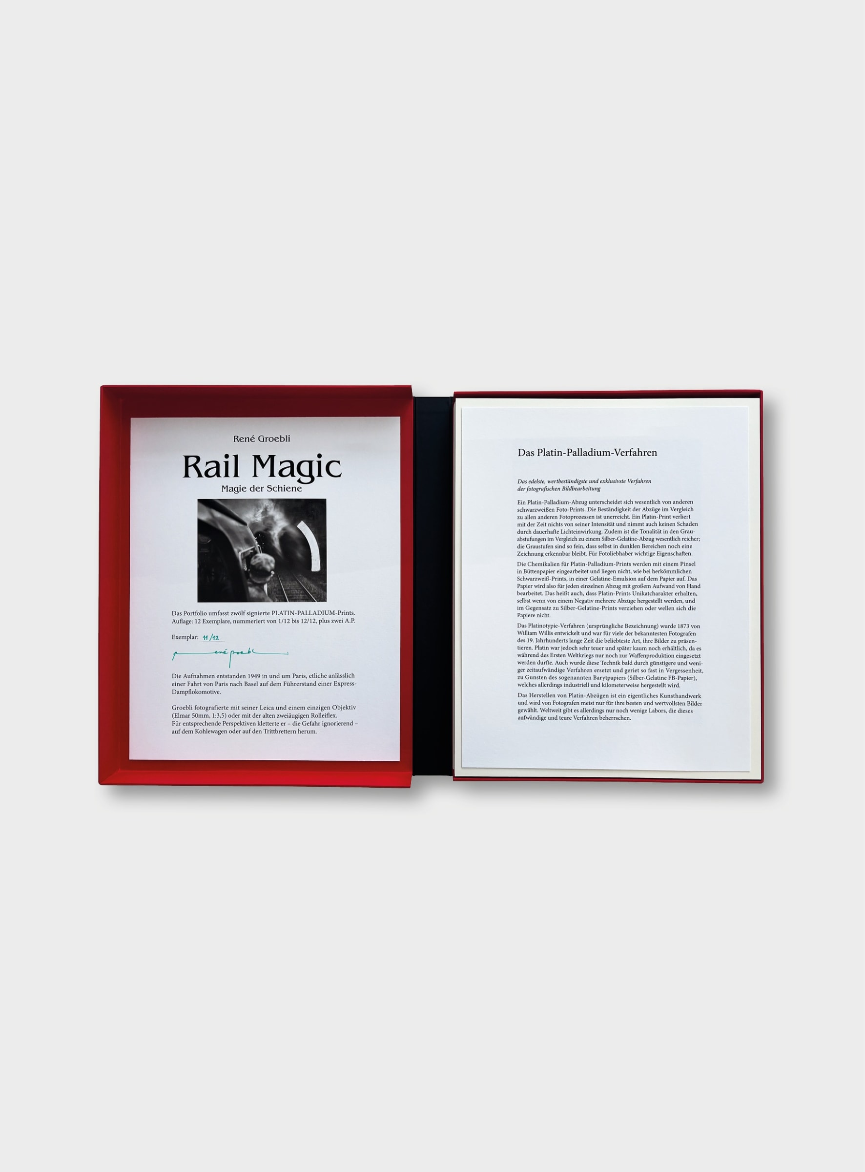 Publication: René Groebli: Rail Magic - 25'000 CHF | SPECIAL