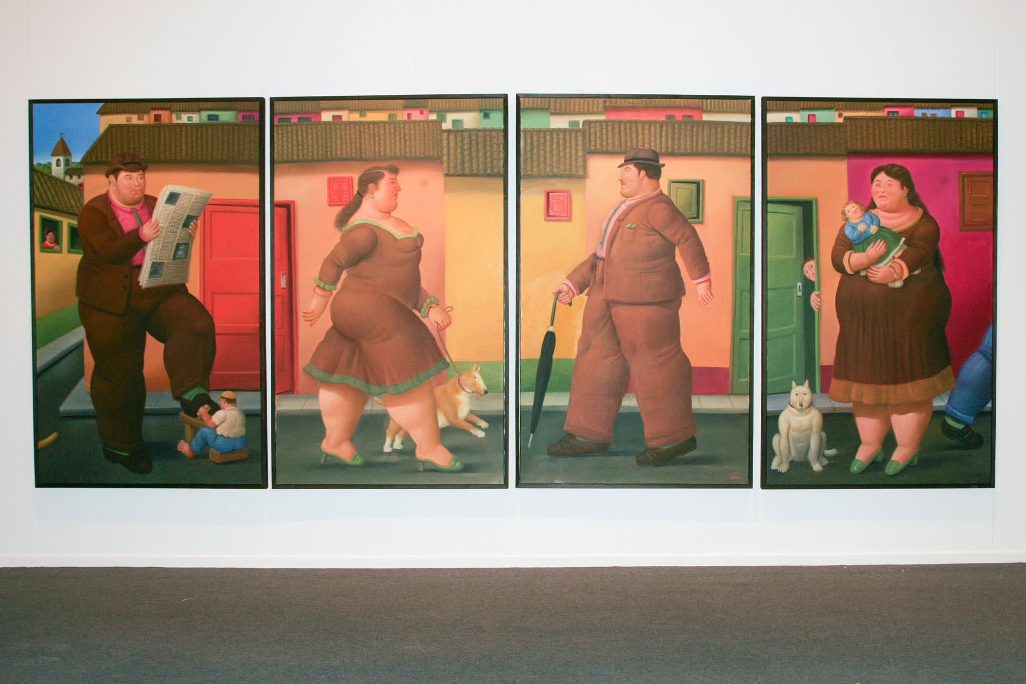 洋書　ボテロ　BOTERO PAINTINGS AND DRAWINGS Fernando Botero: Monalisa 22x30 Archival Quality Fine Art