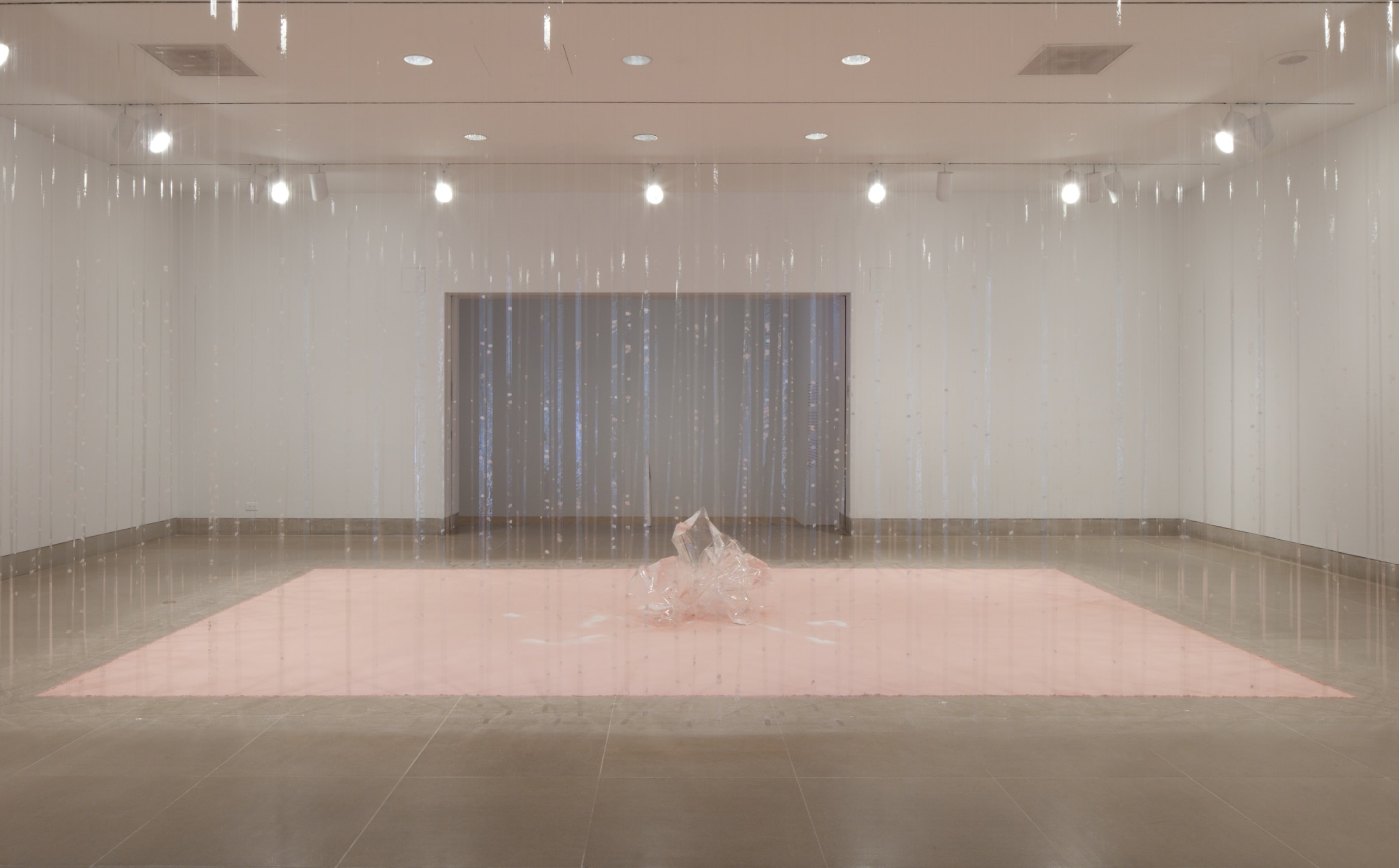 卡拉-布莱克的雕塑作品通过把一些并非传统意义上的材料组合在一起(比如将纸、玻璃纸和油漆等材料与凡士林、口红、糖纸、棉絮、泥土、牙膏或金箔等组合在一起)创造出一种独有的既抽象,而又能使观众产生身临其境熟悉感的体验。她把有触感的透明材料与天然材料和化妆品等物质穿插在一起,或用手涂抹,或模糊他们的原貌,或轻轻地洒在表层。布莱克扩大了雕塑的传统定义,她创造出了一个转瞬即逝的世界,一个层次丰富的情感景观。这些景观是那么庞大而又那么轻盈。这些充满了整个展览空间的作品(通常由布莱克自己安装),被铺在地板上或悬挂在天花板上。尽管相关物体被安置在特定的地点,但布莱克认为在展场空间中它们是自成一体的整体雕塑。