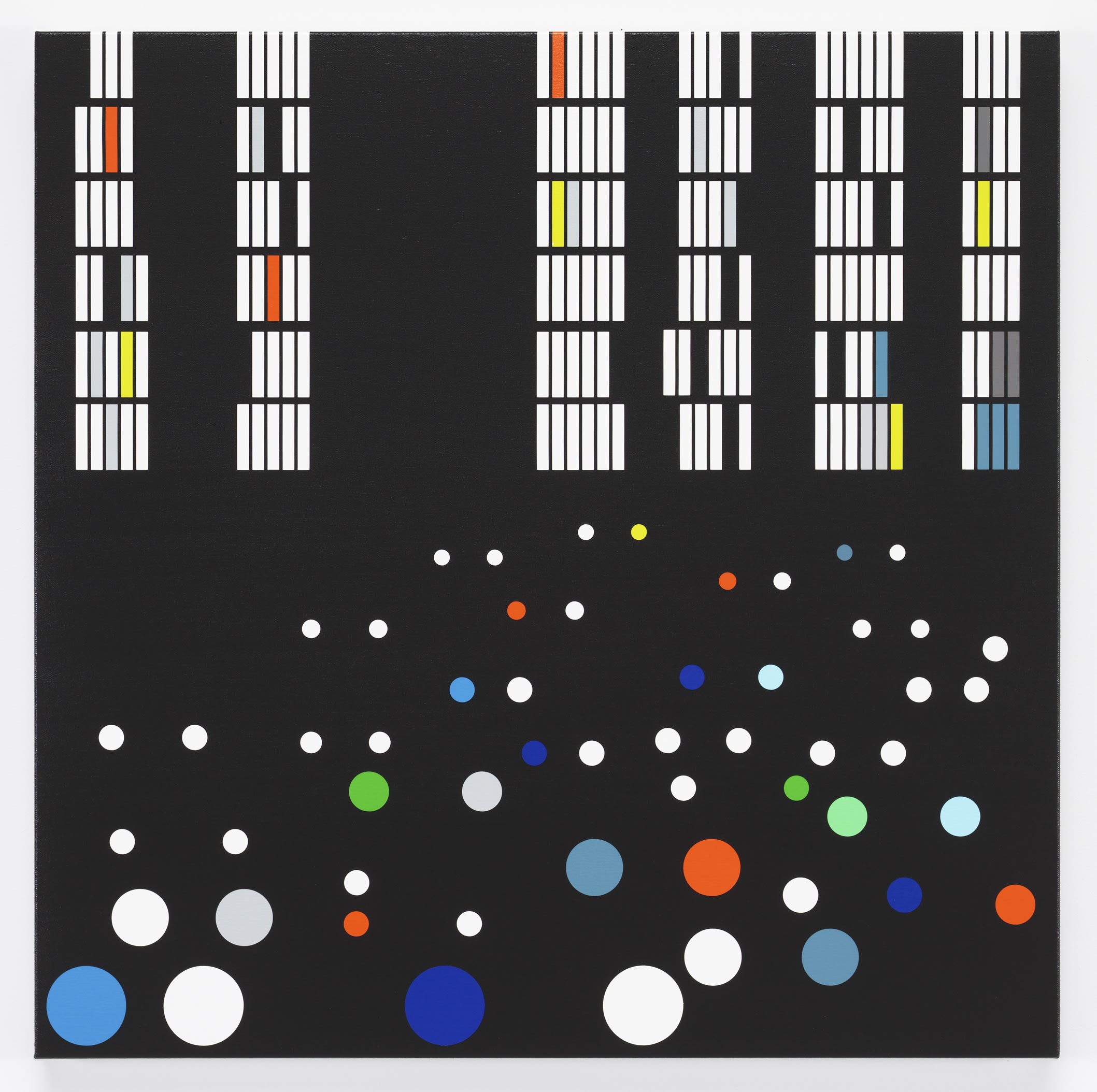 莫里斯认为她的绘画作品跟她的电影作品在风格上是一脉相承的。而她的画作更是利用了明艳色彩的有利因素，赋予了几何图形更强烈的抽象艺术语言。这些作品的灵感来源于城市景观，其创作参考了建筑设计图。莫里斯的画风流畅亦不失精确，她的视觉语言极富戏剧性且情感细腻。在从事这些艺术活动的同时，她还为众多机构和公共空间创作了特定的建筑作品，这其中包括纽约长岛市39大道MTA站（2019）、巴黎东京宫（2015）、不来梅艺术馆（2013）和纽约莱弗大厦（2006）。