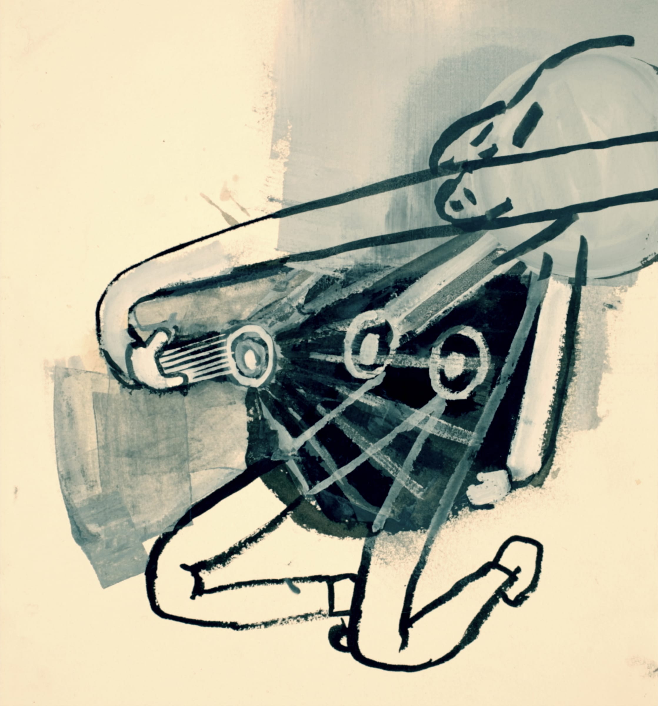 Amy Sillman (with Marina Rosenfeld, sound) , Minute Cinema: 4 videos for 4 seasons Lower Exhibition Space