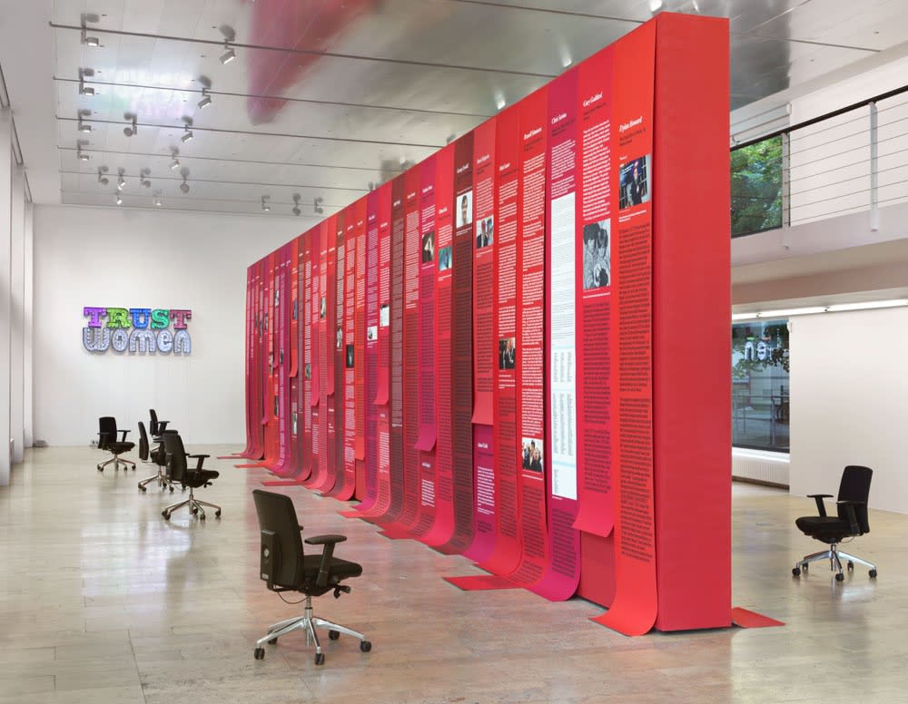 Andrea Bowers, Open Secret, Capitain Petzel, Berlin, June 22 – August 11, 2018 © the artist, courtesy Capitain Petzel, photo: Jens Ziehe