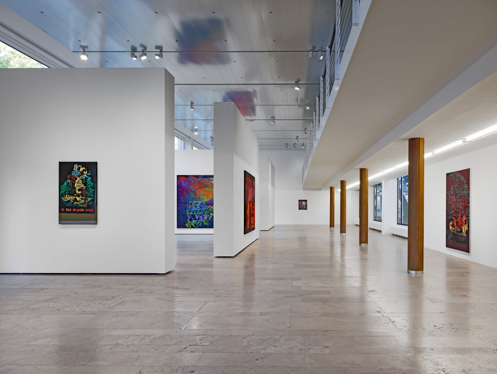 Installation view, Austin Martin White, Last Dance, Capitain Petzel, Berlin, 2022
