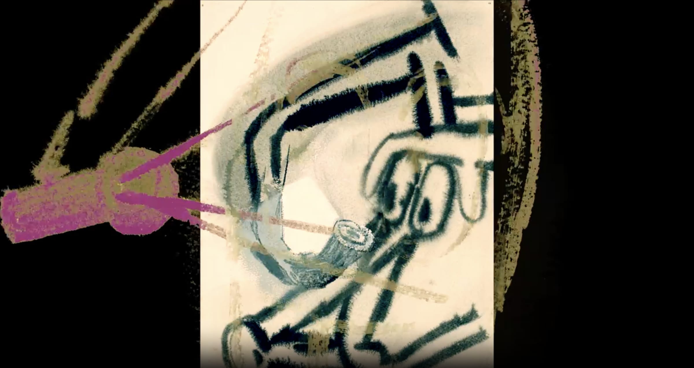 Amy Sillman, Summer: Abstraction as Apprehension, 2024 (still). Single-channel video, 1:04 min, color, sound Sound by Marina Rosenfeld