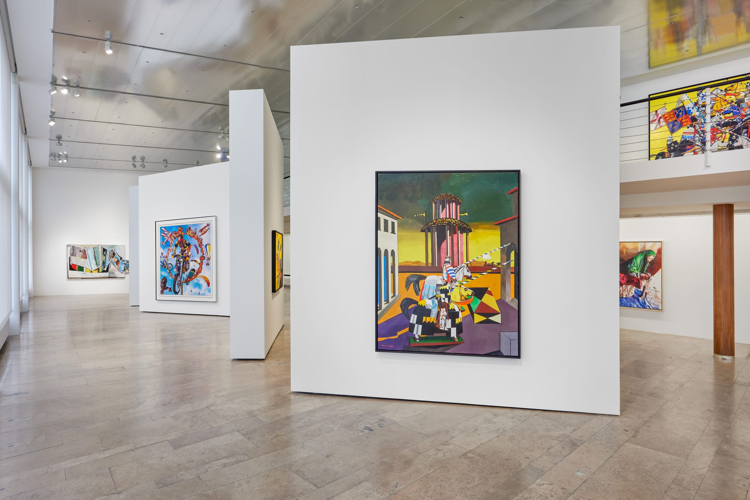 Installation view, Malcolm Morley, Malcolm Morley: Sensations, Capitain Petzel, Berlin, 2023. Ph: Gunter Lepkowski