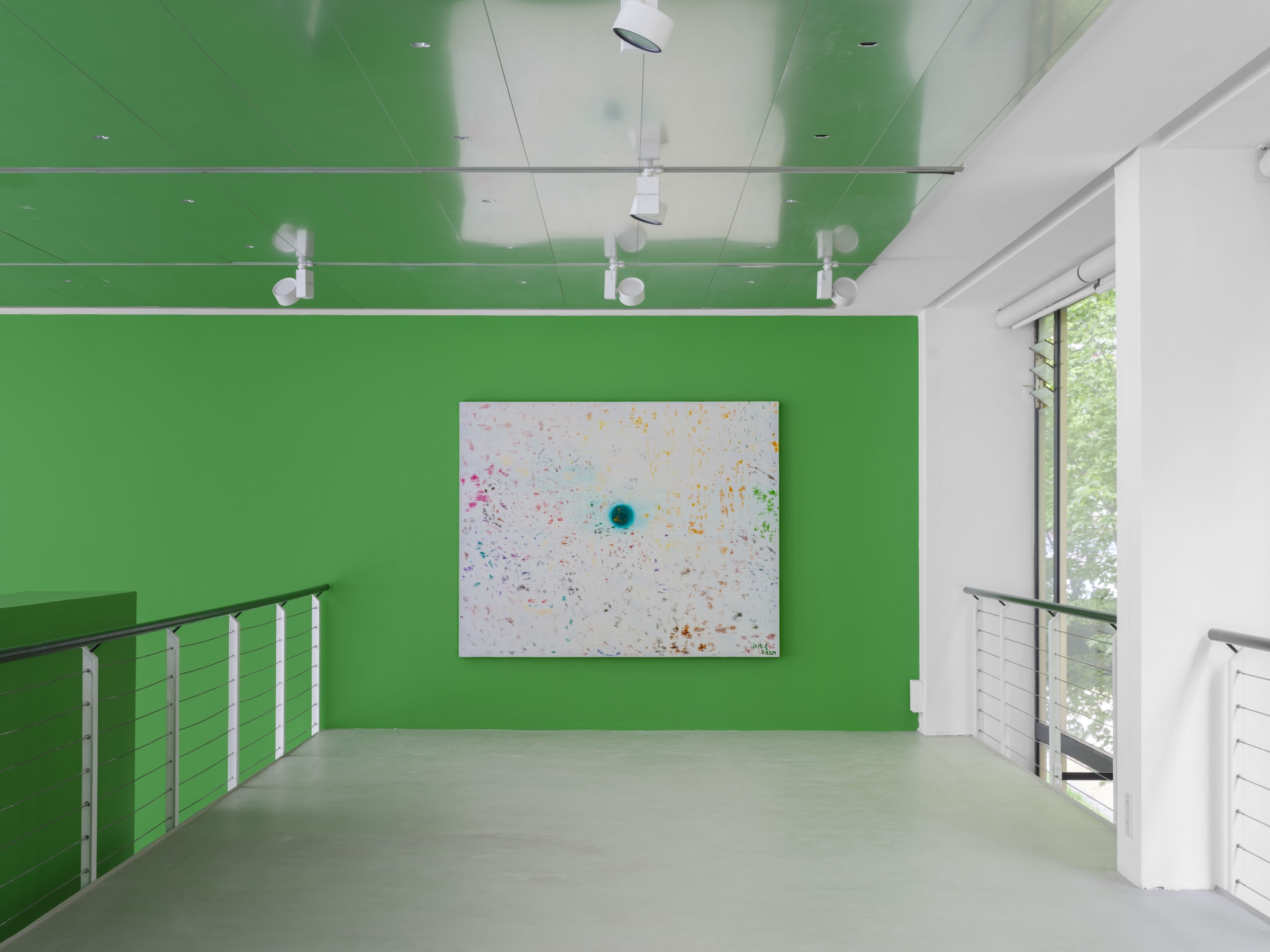 Installation view: Xie Nanxing, 'f o r a d e c a s a', Capitain Petzel, 2024