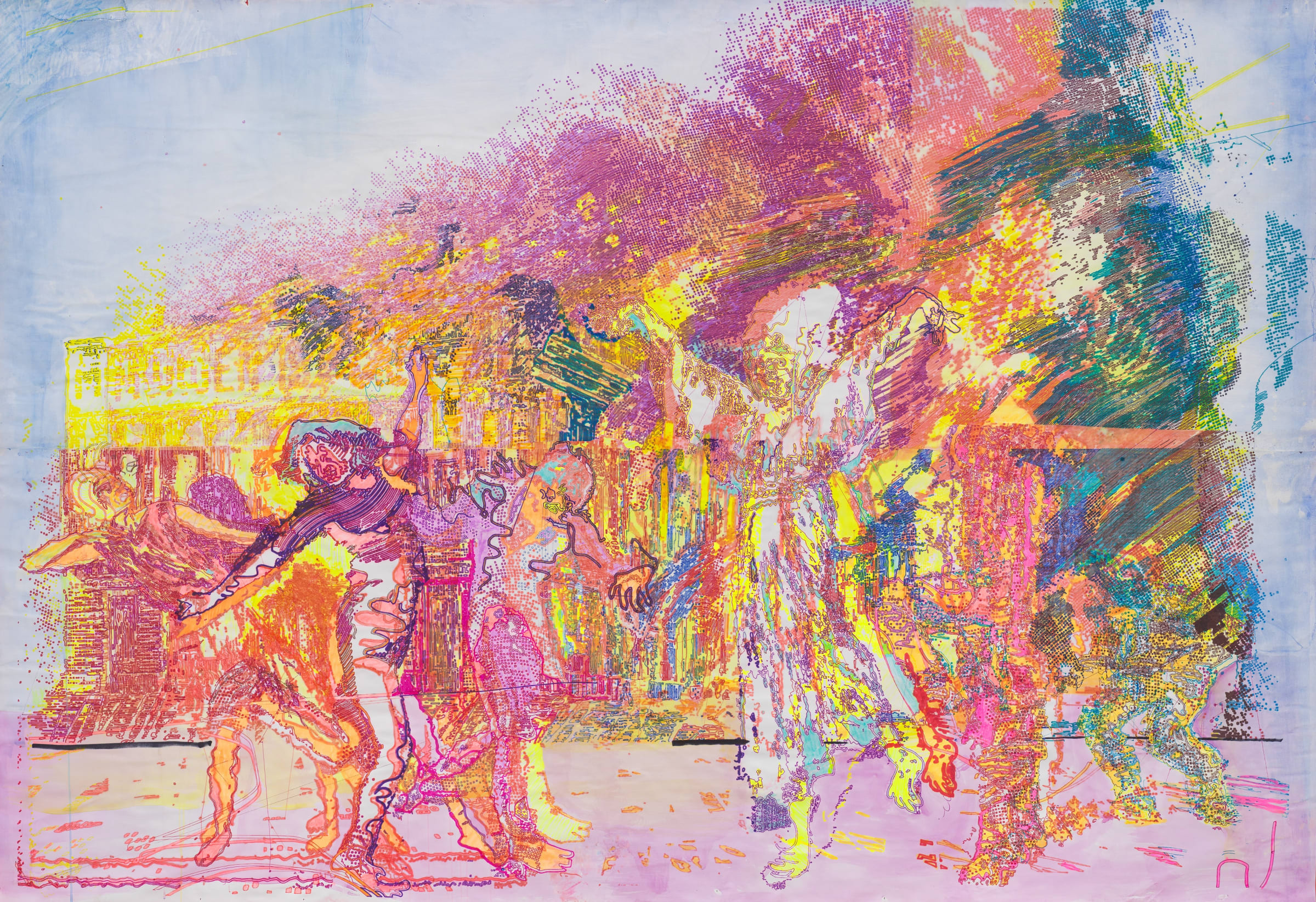 Austin Martin White, fireatthechurchofclubs (Bye Bye Berghain), 2022
