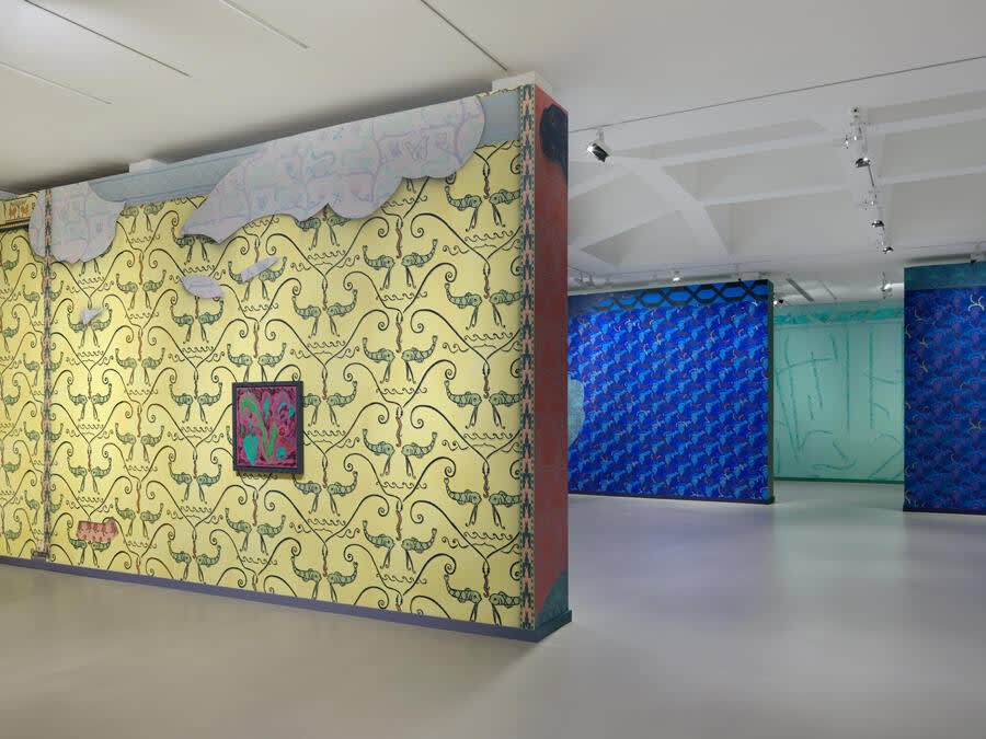 All images: 'Laura Owens and Vincent van Gogh', 2021, exhibition view, Fondation Vincent van Gogh Arles. All images courtesy: © Laura Owens, Fondation Vincent van Gogh Arles, Sadie Coles HQ, London and Galerie Gisela Capitain, Cologne; photographs: Annik Wetter