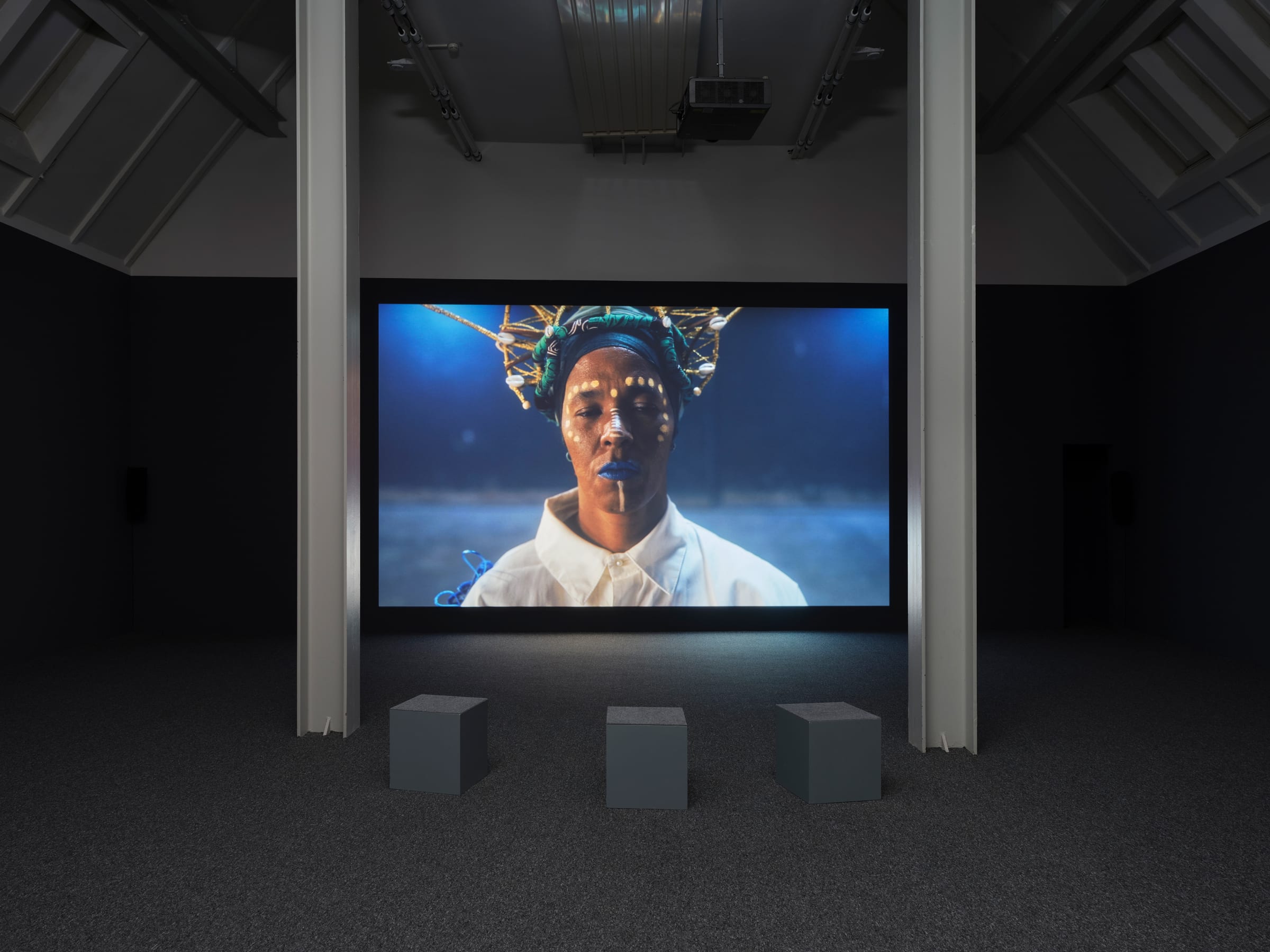 Installation view, Yael Bartana, Utopia Now!, Weserburg Museum, Bremen, 2024. Ph: Tobias Hübel