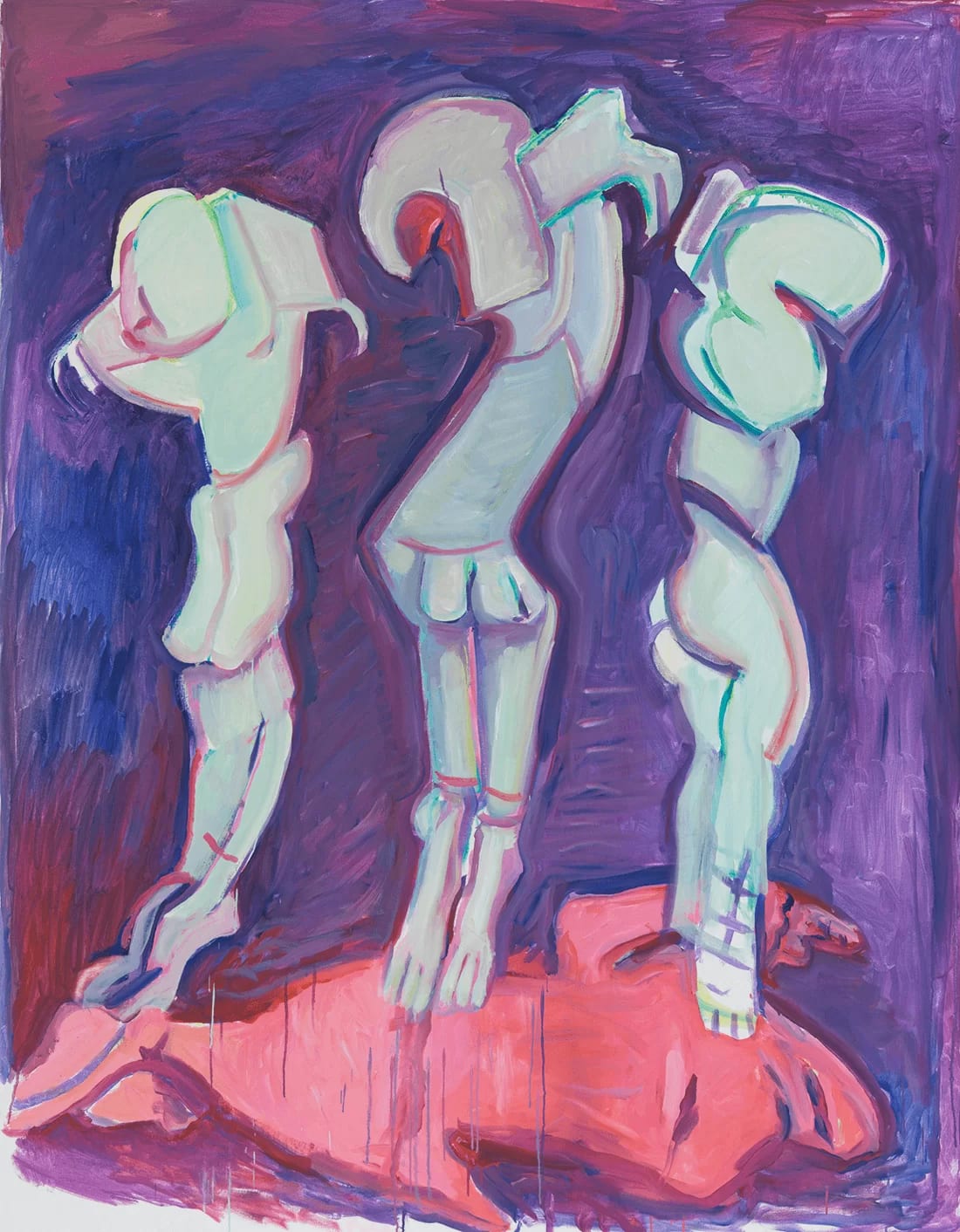 ‘Drei Grazien (Three Graces)’, 2011 © Maria Lassnig Foundation. Courtesy Capitain Petzel, Berlin. Photo: Jens Ziehe