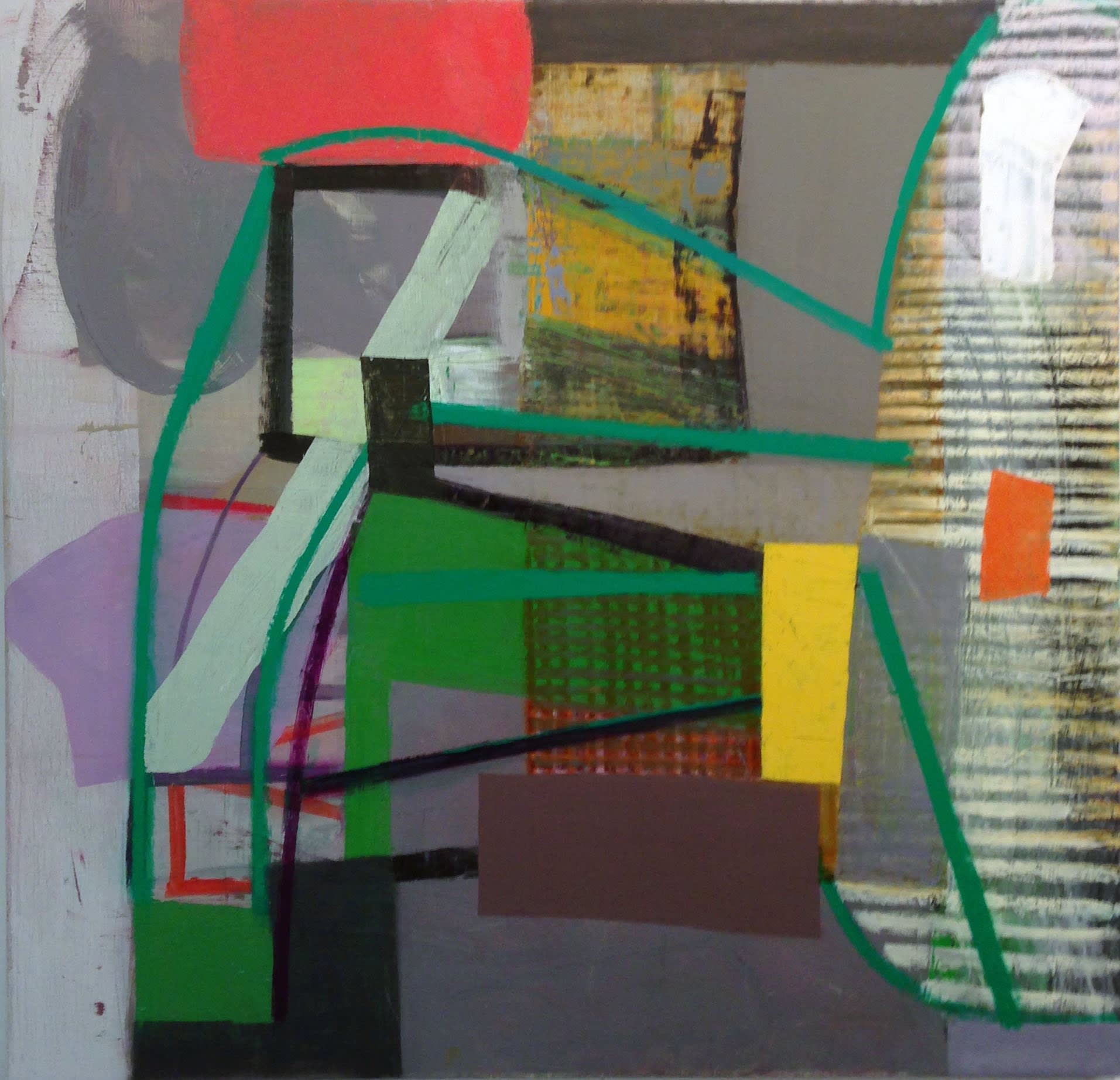 Amy Sillman Untitled, 2012, Oil on canvas, 124,5 x 129,5 cm