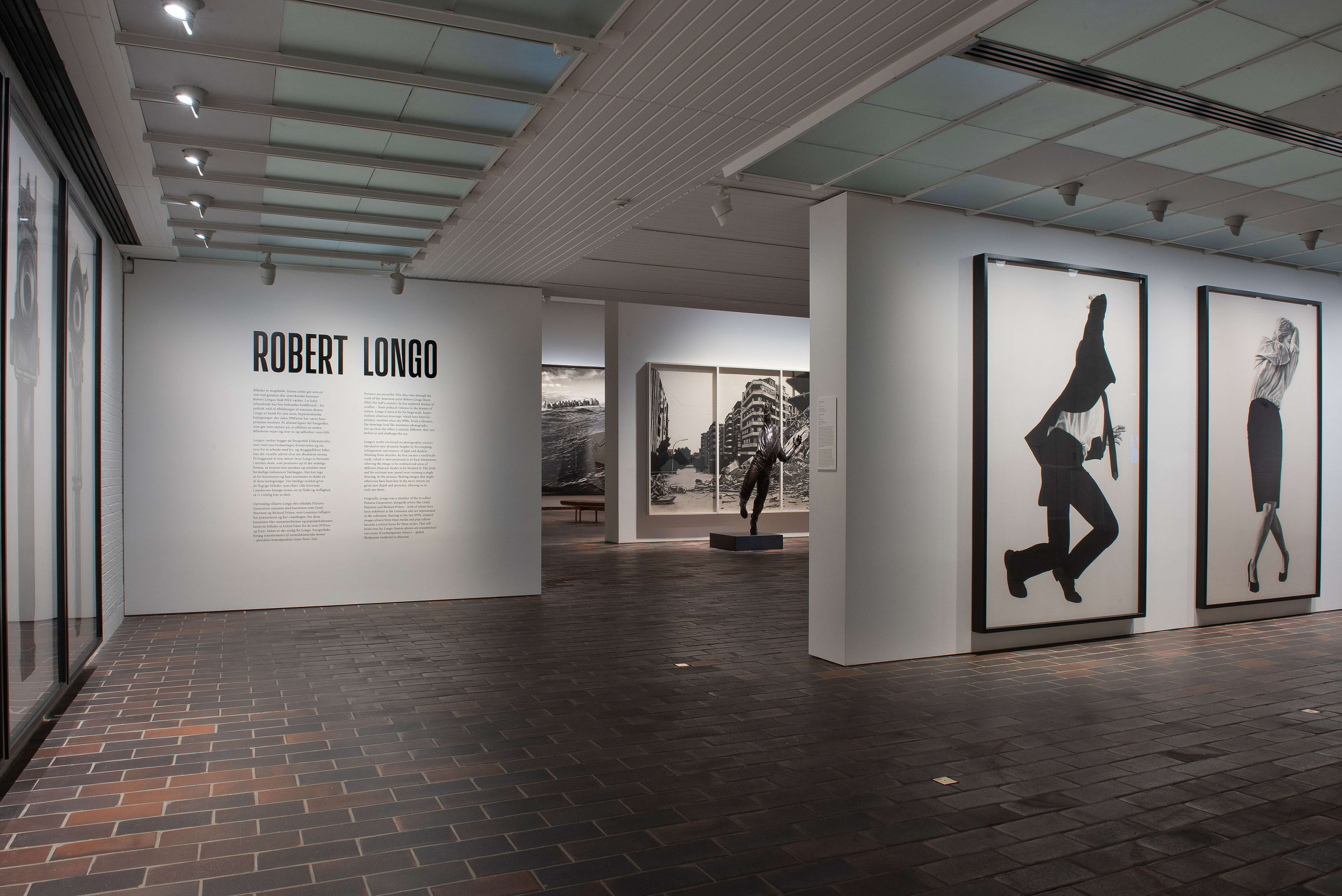 Installation view, 'Robert Longo', Louisiana Museum of Modern Art, Humlebæk, 2025. © Louisiana Museum of Modern Art, Ph: Camilla Stephan