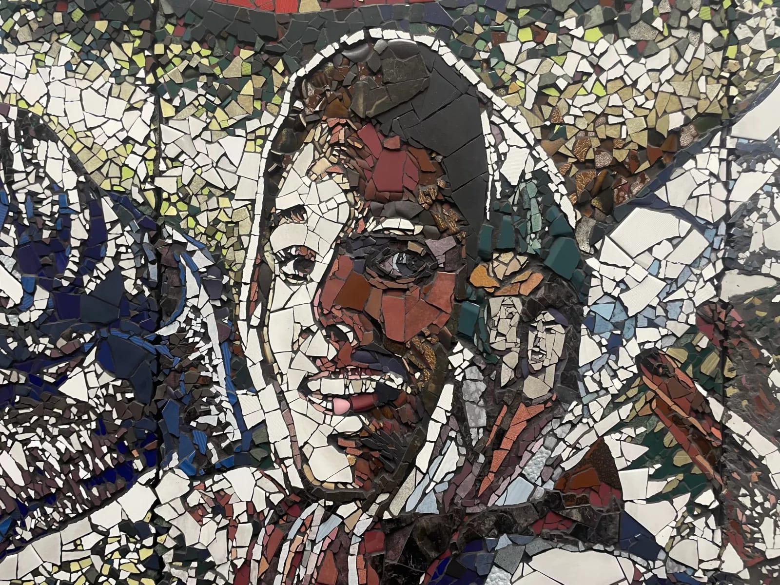 Mikołaj Sobczak, Solar Peasants (Solarbäuer:innen), Mosaic, 2025 (detail). Courtesy of the artist.