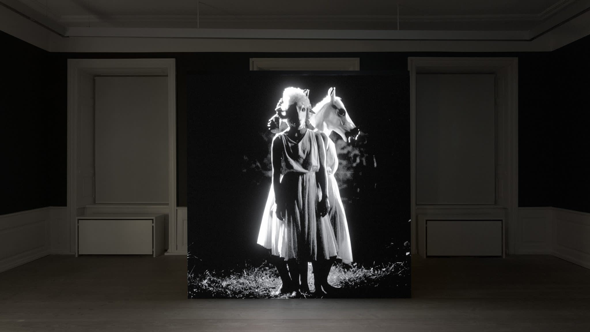 Yael Bartana, Zukunftsbewältigung (Overcoming the Future), 2023, single-channel video and sound installation, 7 min. Photo: David Stjernholm. Courtesy the artist