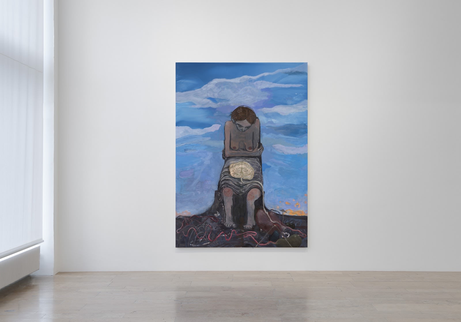 Installation view, Sanya Kantarovsky: Center, Capitain Petzel, Berlin, 2022. Ph: Gunter Lepkowski