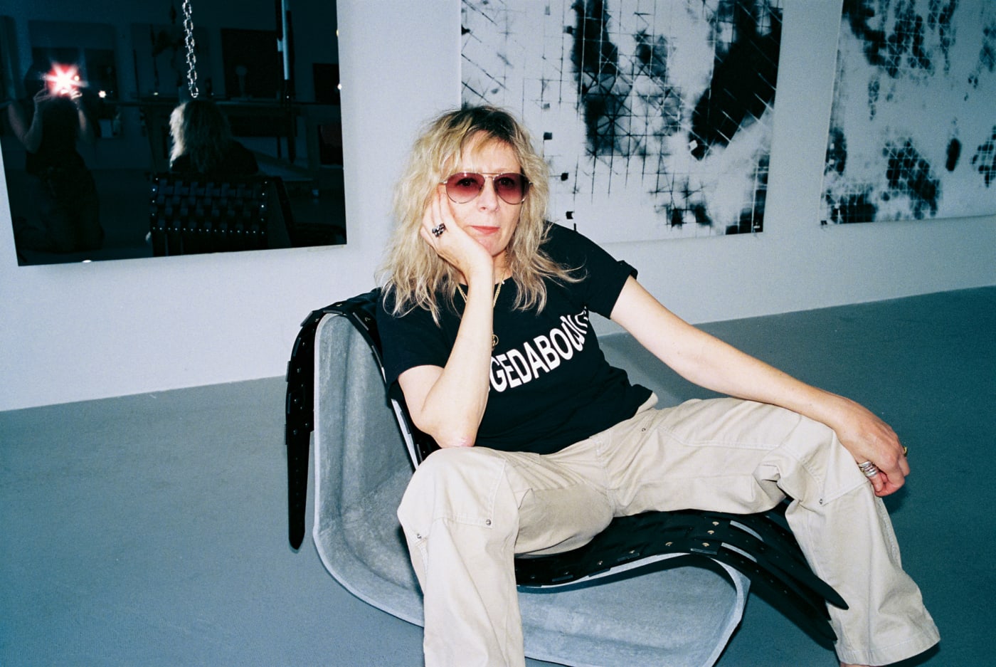 Monica Bonvicini photographed by Marina Mónaco for Plaster