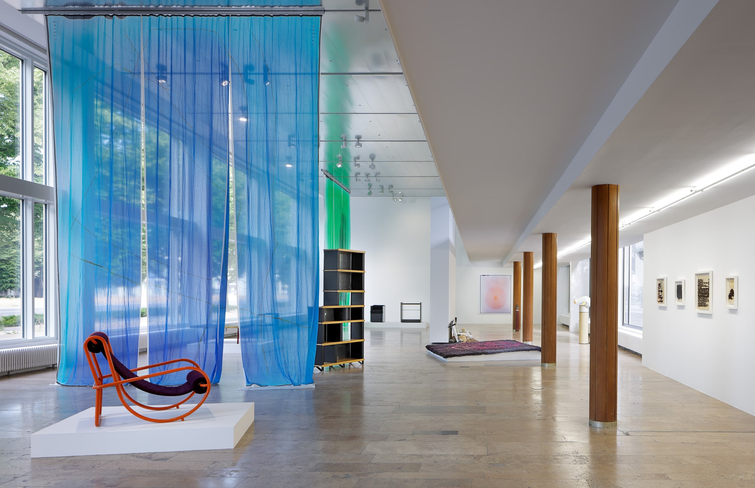 Installation view, The Displacement Effect, Capitain Petzel, 2021. Ph: Gunter Lepkowski