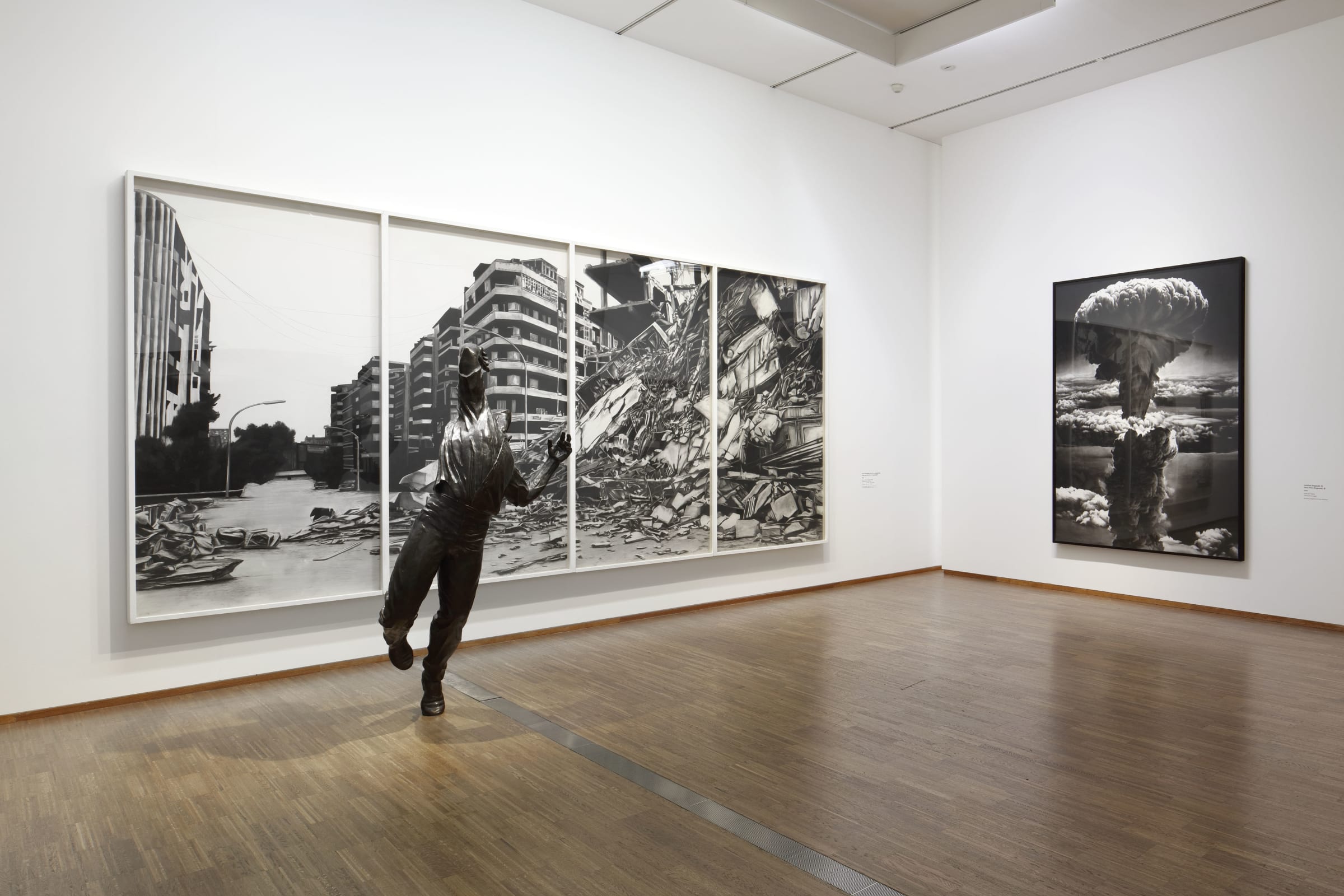 Installation view: Robert Longo, Albertina, Wien, 2024 – 2025. Ph.: Rainer Iglar