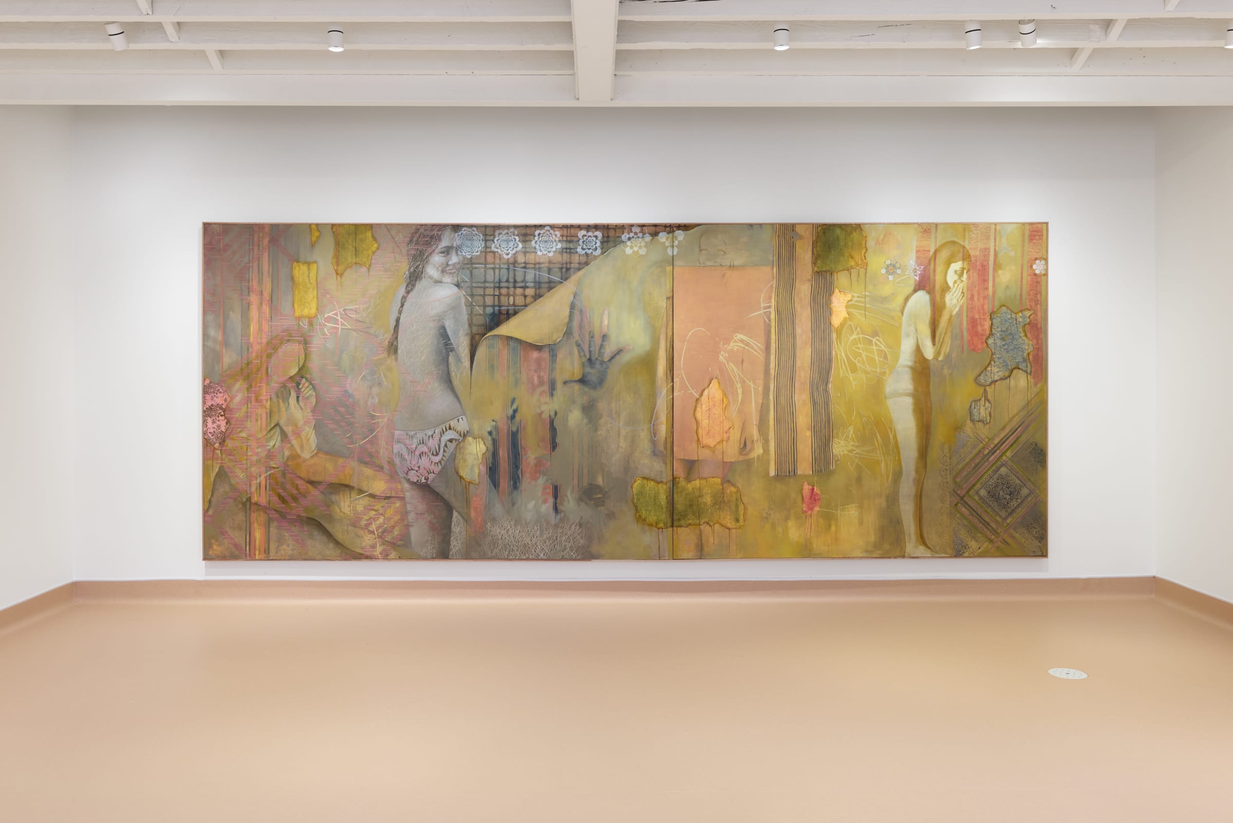Installation view, Alexandra Metcalf, Gaaaaaaasp, The Perimeter, London, 2025. Courtesy the artist, Ginny on Frederick and The Perimeter, London. Ph: Stephen James.