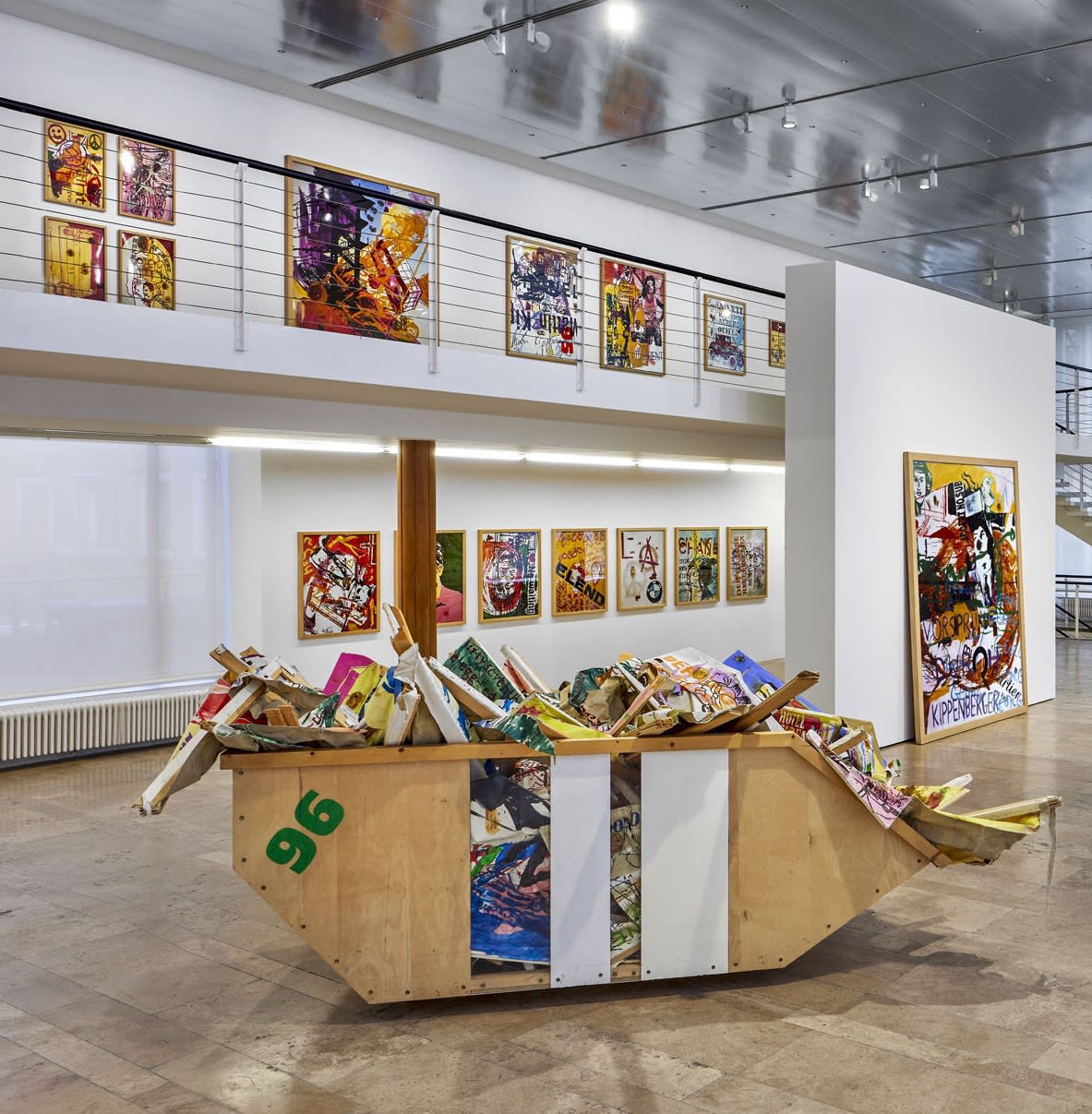 Installation view, Martin Kippenberger, Heavy Burschi, Capitain Petzel, Berlin, 2023. Courtesy Estate of Martin Kippenberger, Galerie Gisela Capitain, Cologne. Ph: Gunter Lepkowski