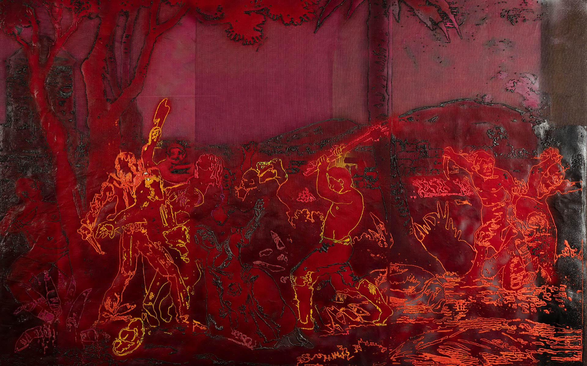 Austin Martin White, Untitled (Massacre des Blancs par les Noirs), 2020