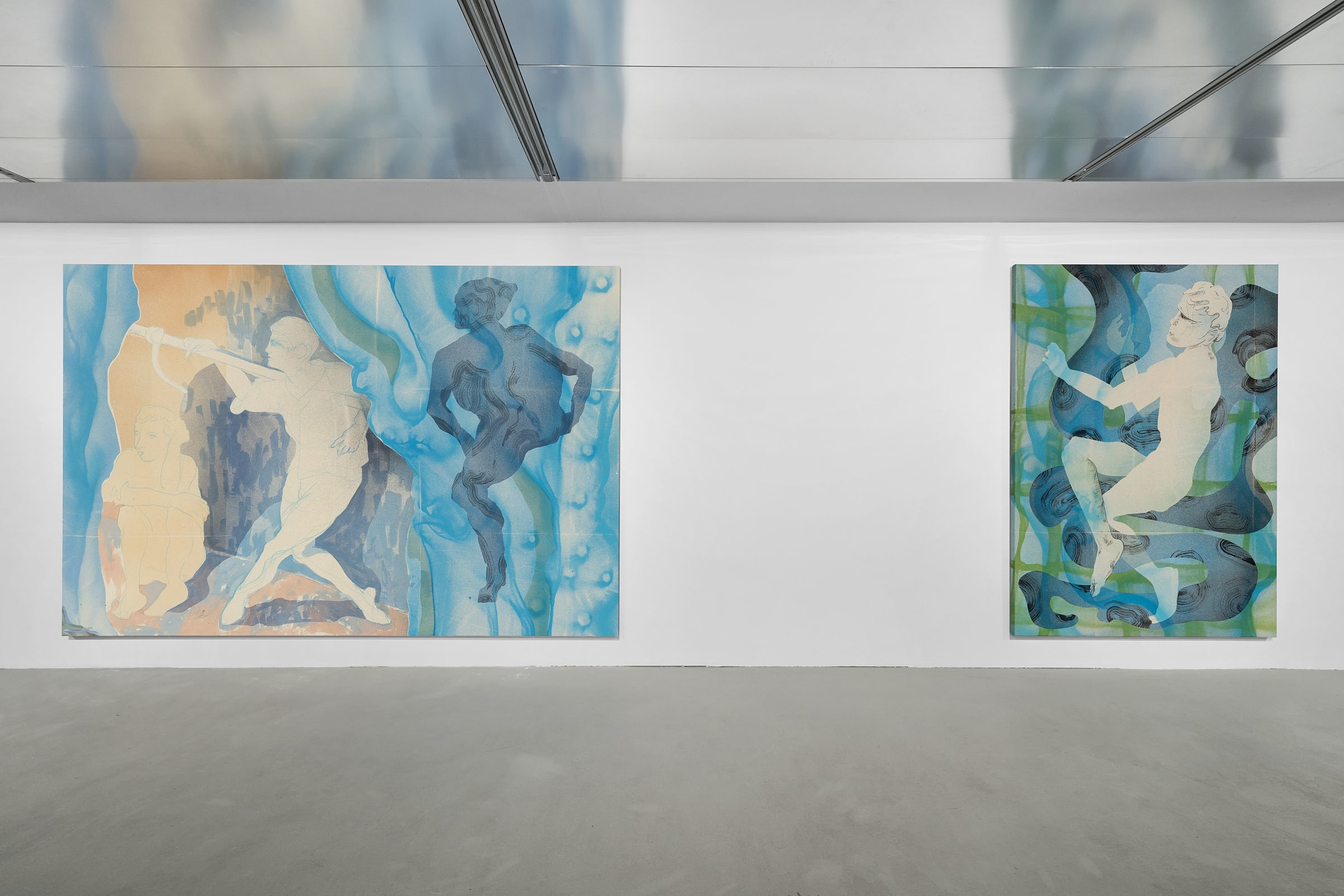 Installation view, Matthew Lutz-Kinoy, Bolero Bordello, Capitain Petzel, 2025. Courtesy the artist and Capitain Petzel, Berlin. Ph: GRAYSC