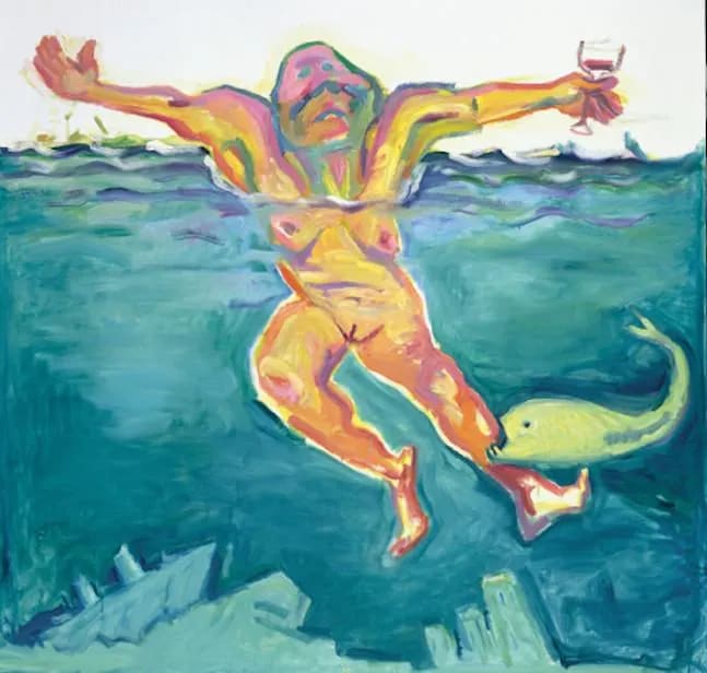 Maria Lassnig, The Quality of Life, 2001, courtesy Maria Lassnig Foundation