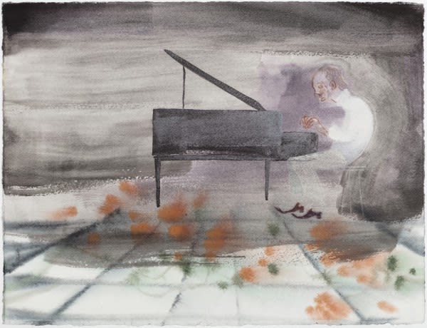 桑亚·康塔洛夫斯基1982年出生于莫斯科,现居纽约。他的艺术作品多是跨媒介的。绘画是康塔洛夫斯基艺术创作的主要的形式,除此之外他还在雕塑和动画领域颇有建树,并对策展也情有独钟。 他的画面中总是充满了即诙谐幽默又阴森诡异的气氛和叙事。他的主题有时很微妙,有时又很令人厌恶。他的画面中有关描绘情欲的场景夹杂着荒诞的幽默,甚至是一抹浅浅的猥琐,以至于让观者也产生了一种私密行为被窥探的不适感。