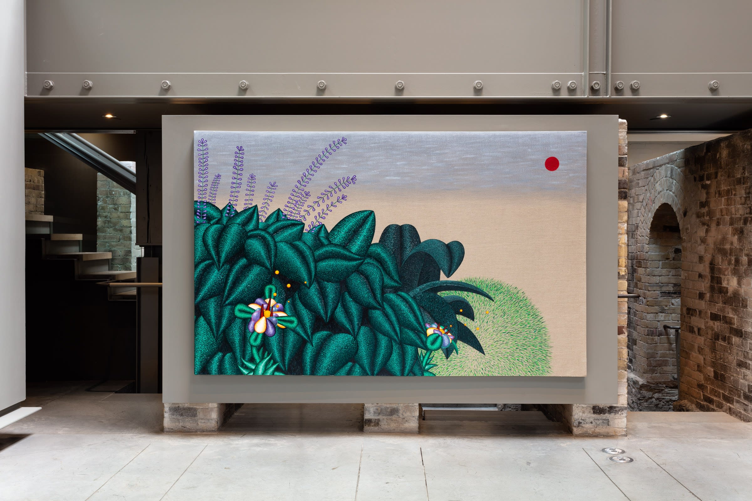 Christian Butterfield, Toronto, July 18, 2021, 2021, acrylic on linen, 60 x 90 in.