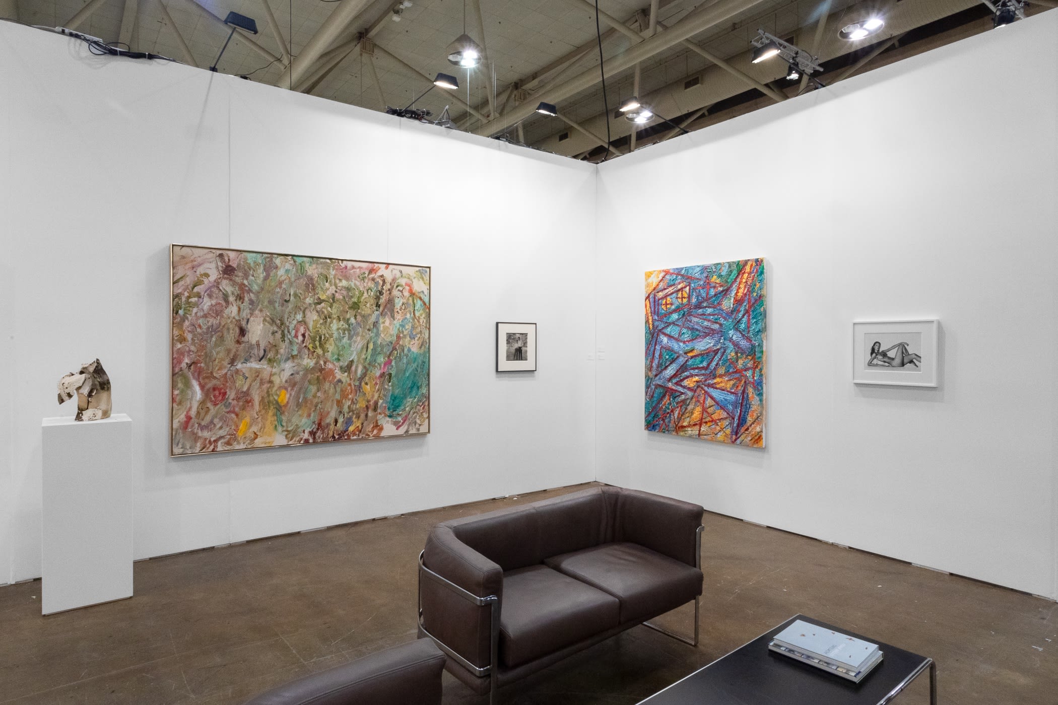 General installation view, booth B15