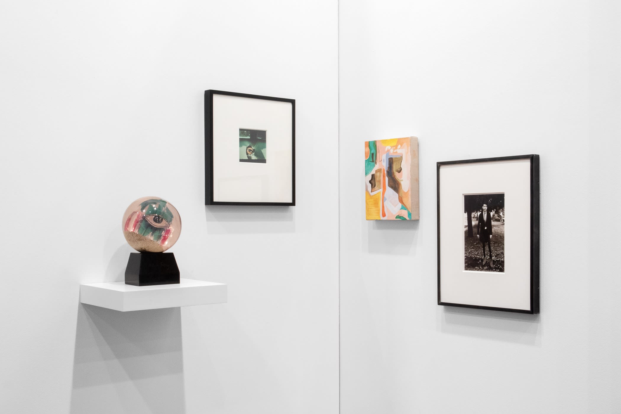General installation view, booth 15