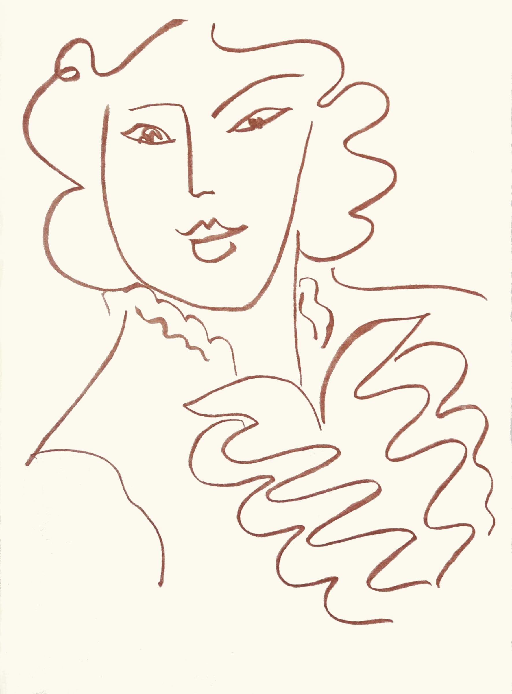 Henri Matisse, Plate 145. Florilège des Amours de Ronsard , 1948 ...