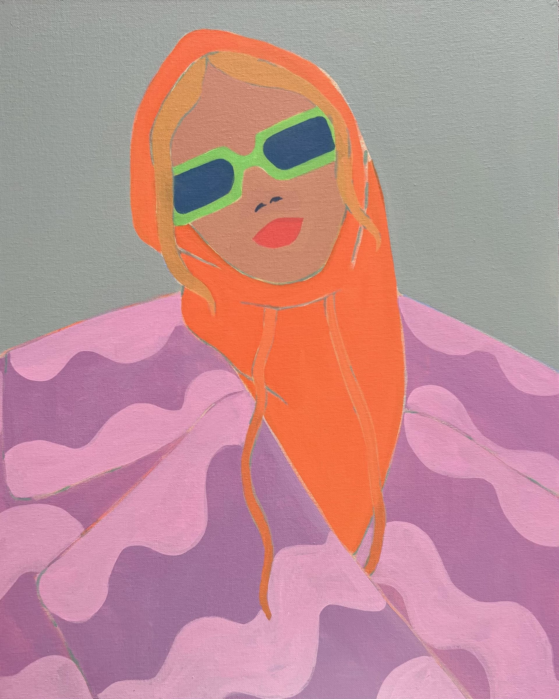 Susie Stone, Purple Waves, 2024 Eames Fine Art