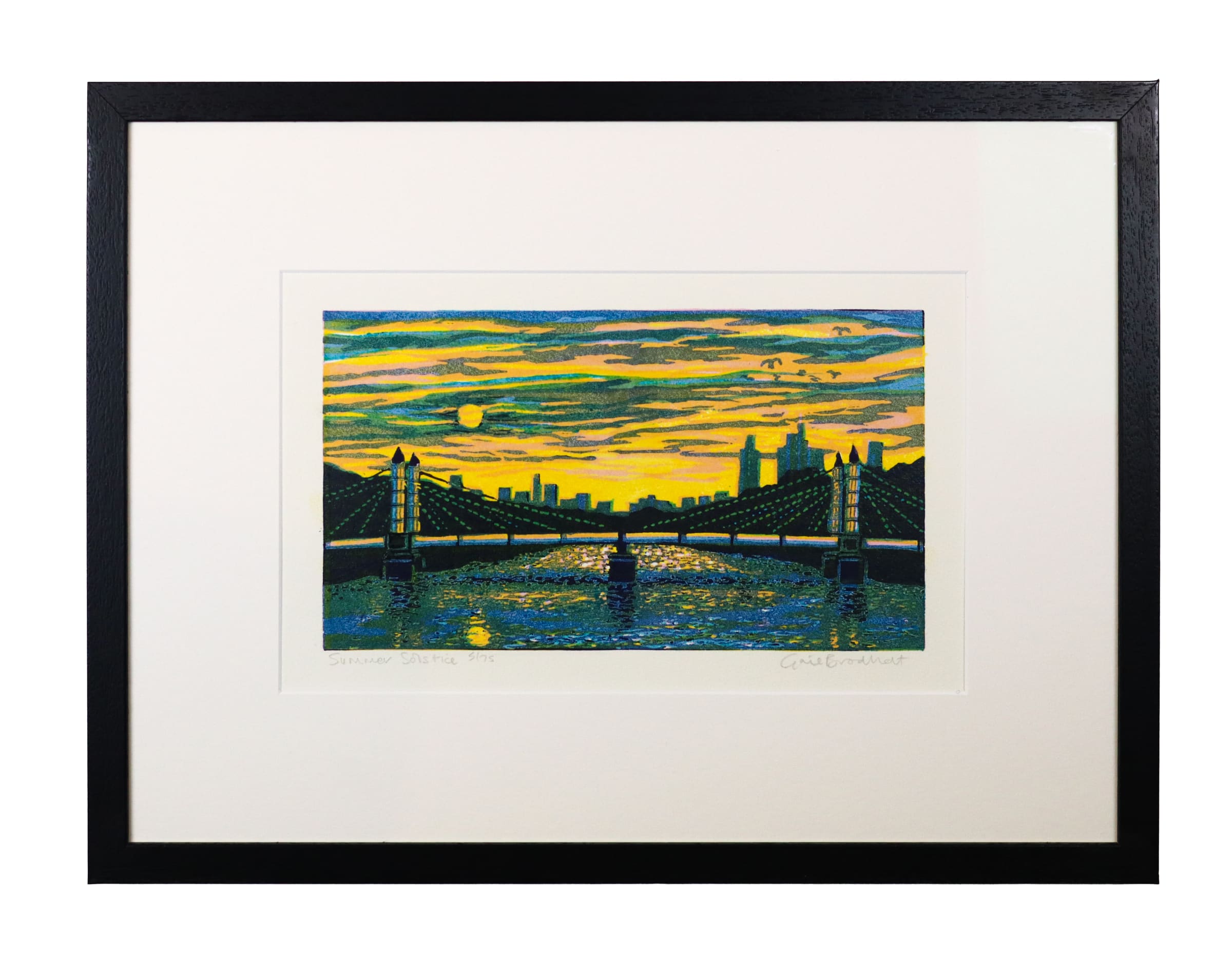 A is for Albert Bridge, Summer Solstice, 2024 Eames Fine Art