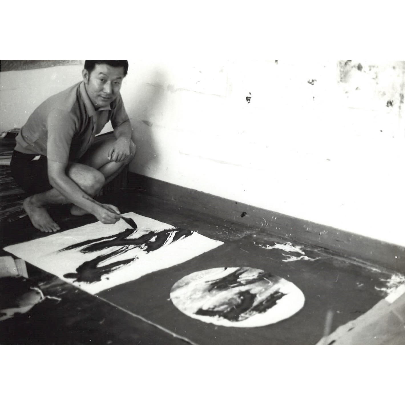 1969 Solo show Paintings by Liu Kuo-sung at National Gallery of Art and Museum of History(Now National Museum of History,...