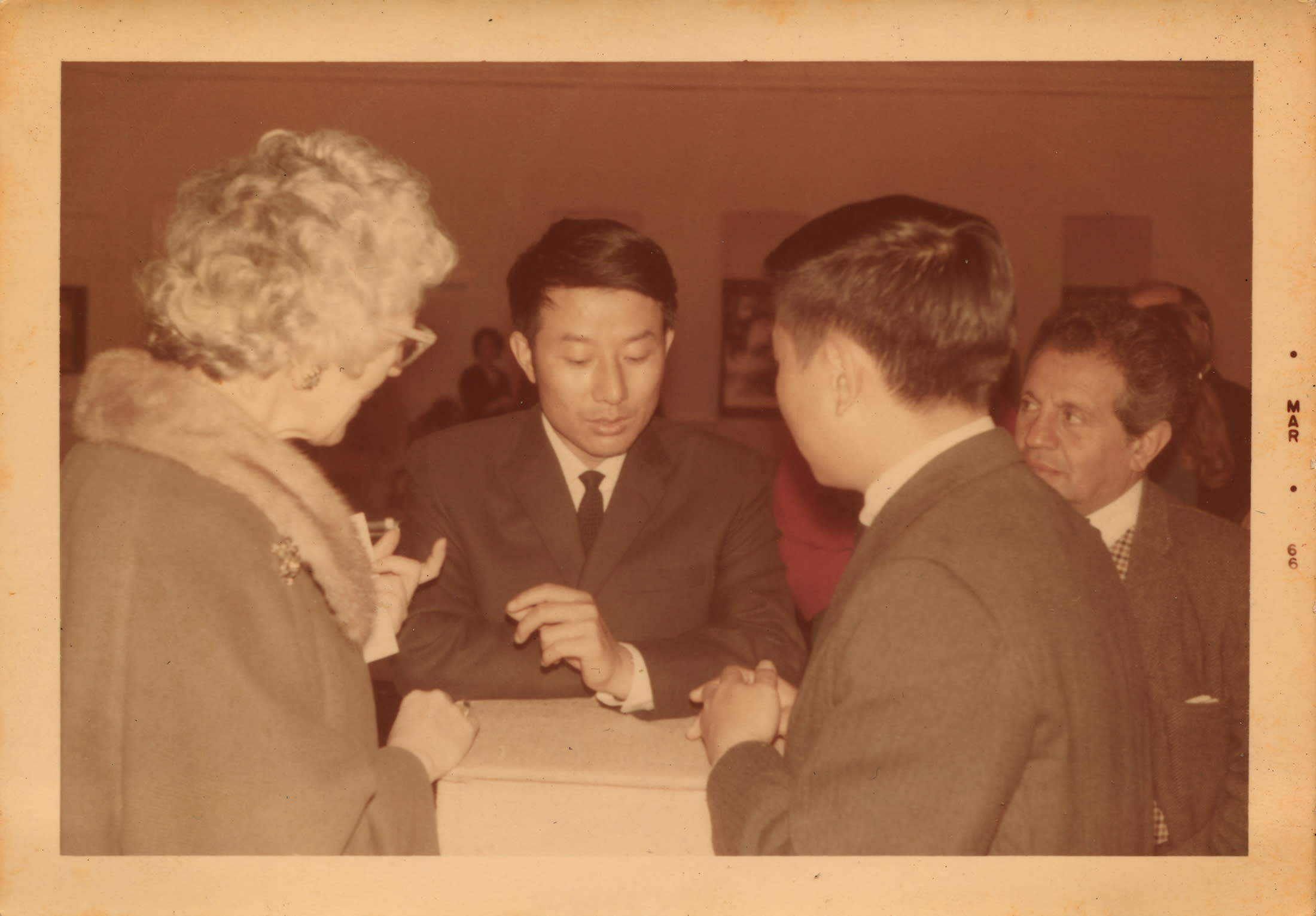 1966 Receives two-year travel grant from John D. Rockefeller 3rd Fund [JDR 3rd Fund] on recommendation of Chinese art historian...