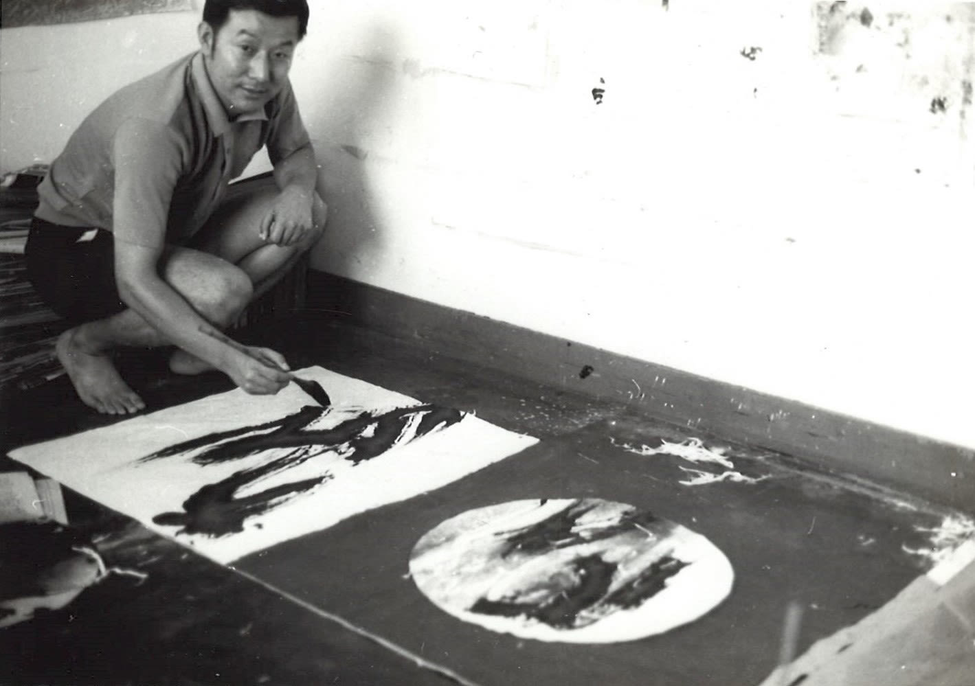 1969 Solo show Paintings by Liu Kuo-sung at National Gallery of Art and Museum of History（Now National Museum of History,...