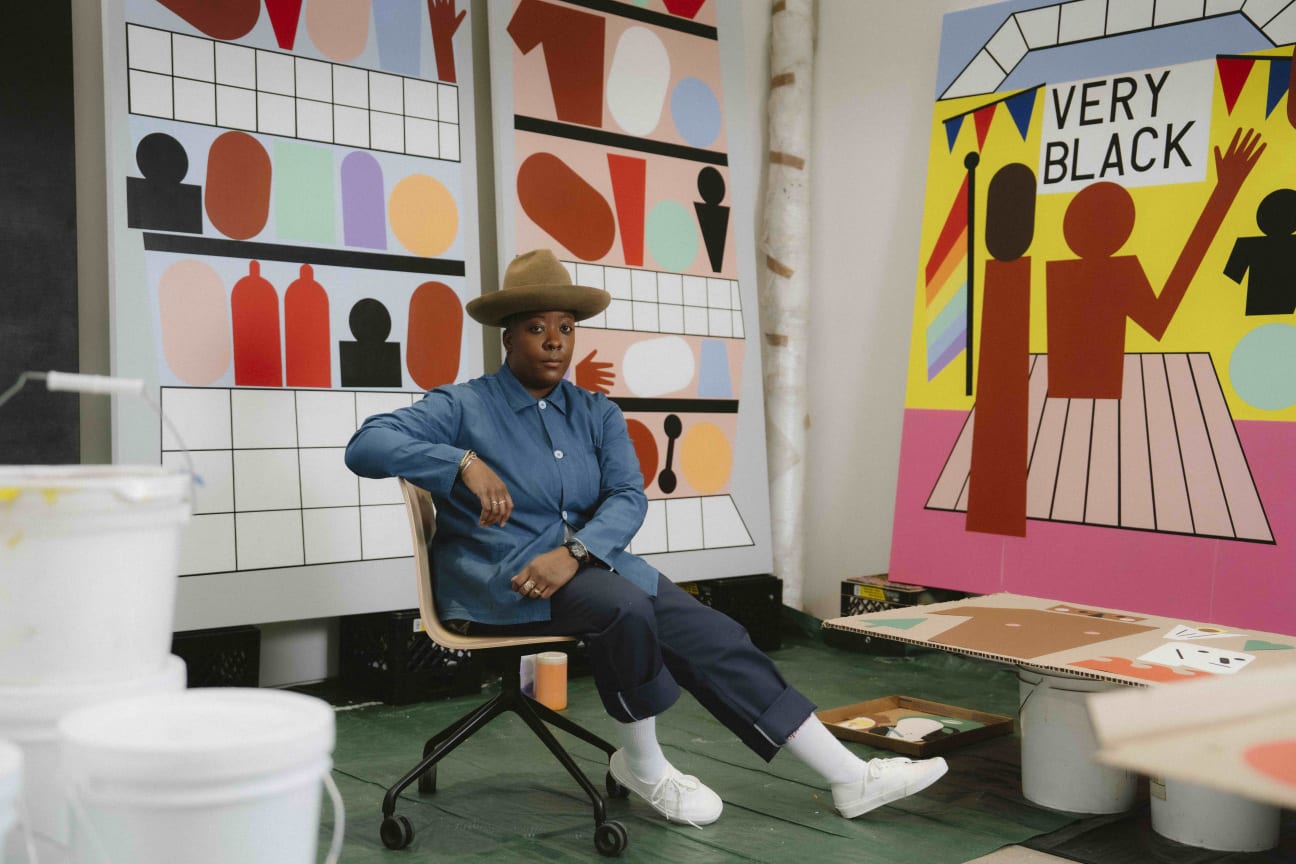 Artist Nina Chanel Abney Cements Her Place in the Contemporary Canon With a Colossal Upstate Show This Summer