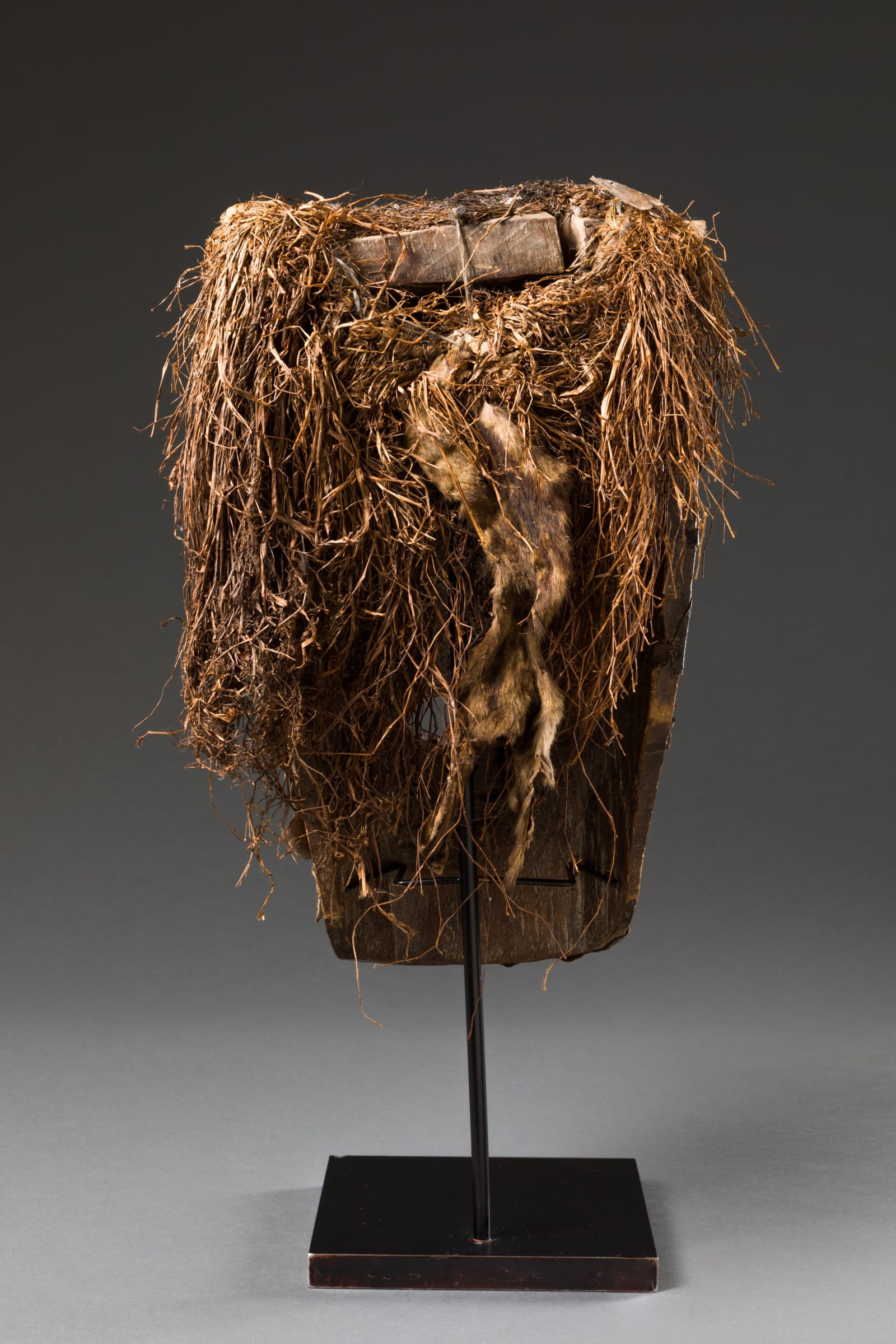 Yoruba Ekoi (Ejagham): Ekoi wooden masks are covered with animal skin.  These figures usually refer