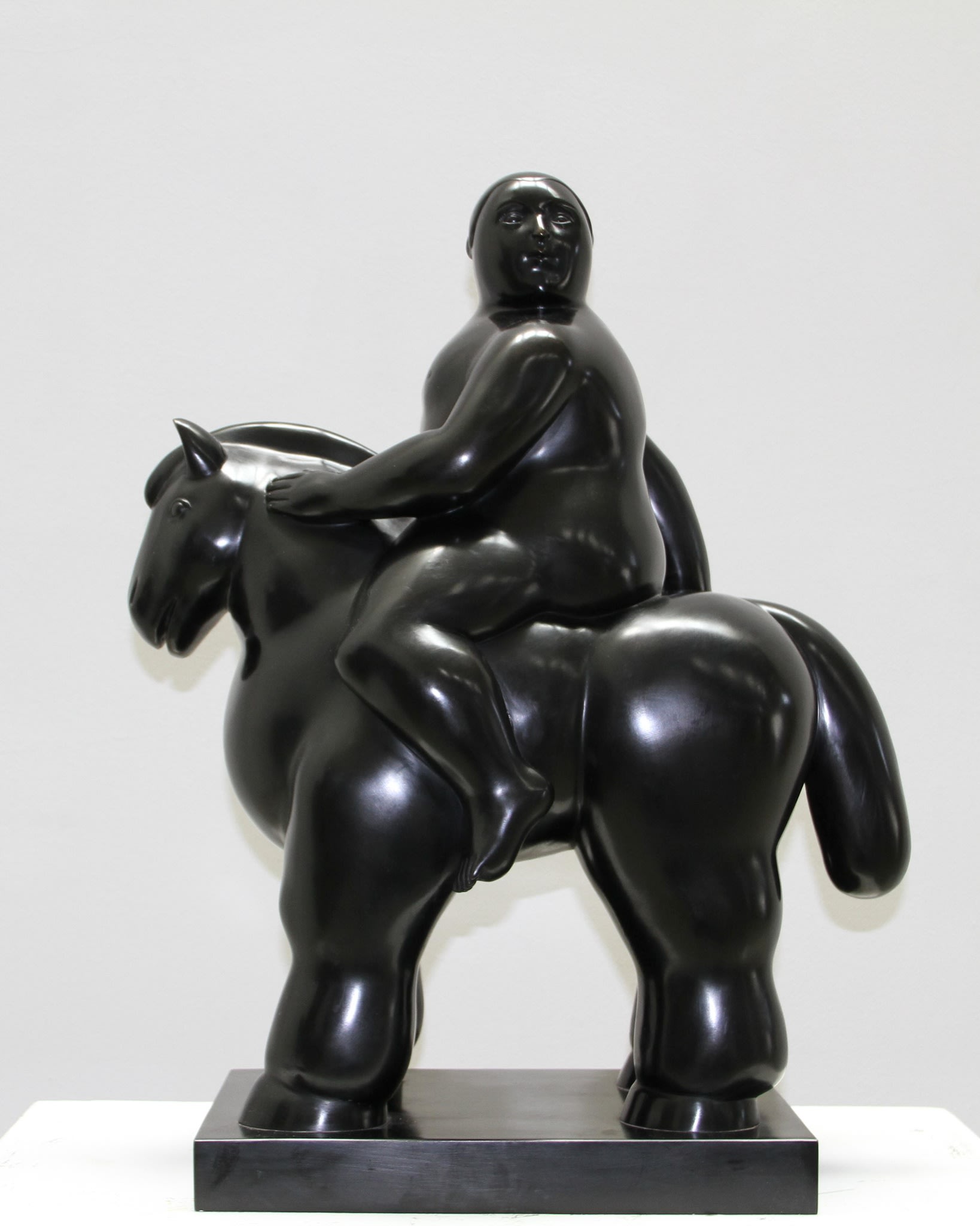 Interpretativo tomar Yo Fernando Botero, Hombre a Caballo Mirando de Lado, 2010 | Rosenbaum  Contemporary