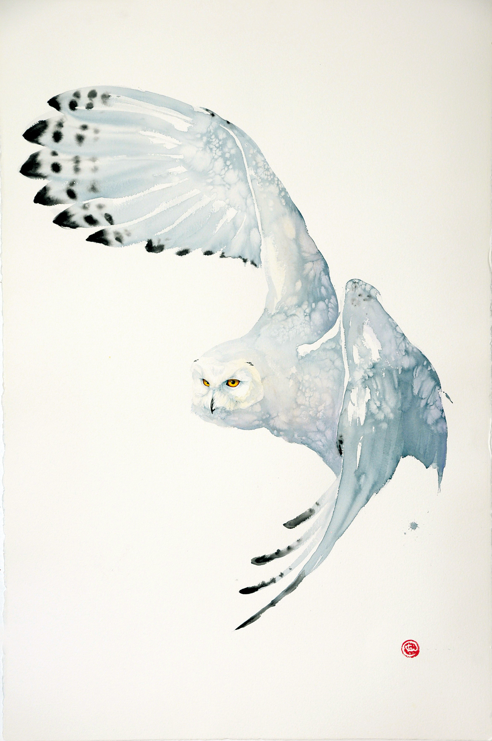 Karl Martens Snowy Owl Karl Martens Cricket Fine Art London