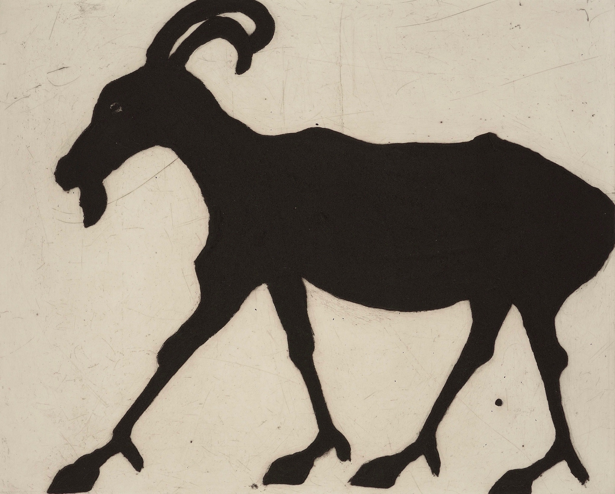 kate boxer goat unframed cricket fine art