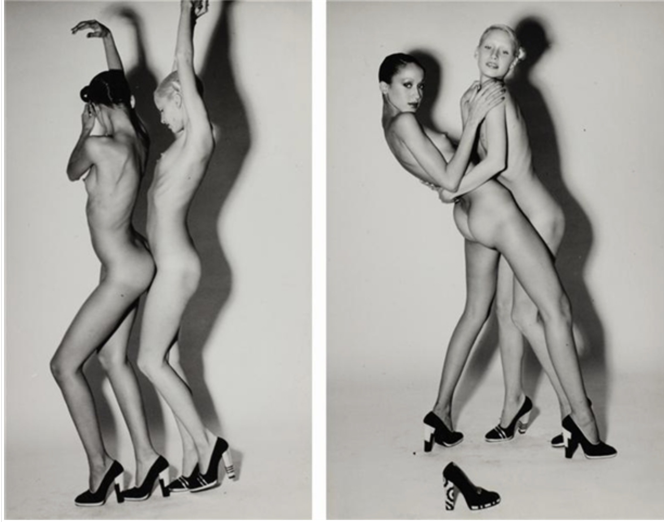 Guy Bourdin, Nudes Wearing Charles Jourdan Shoes, c.1965-197
