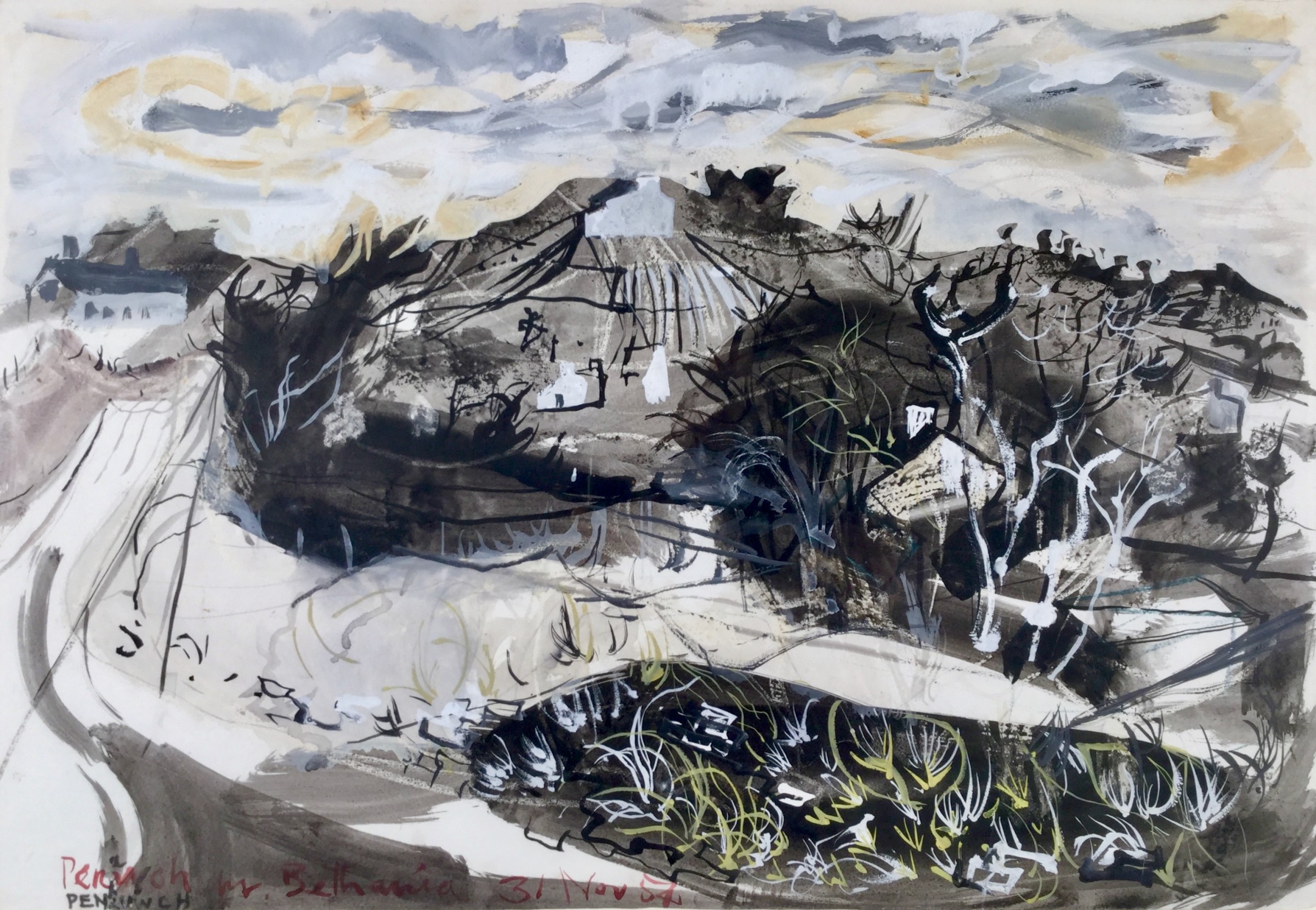 John Piper Penuwch Near Bethania Ceredigion 1954 Jenna