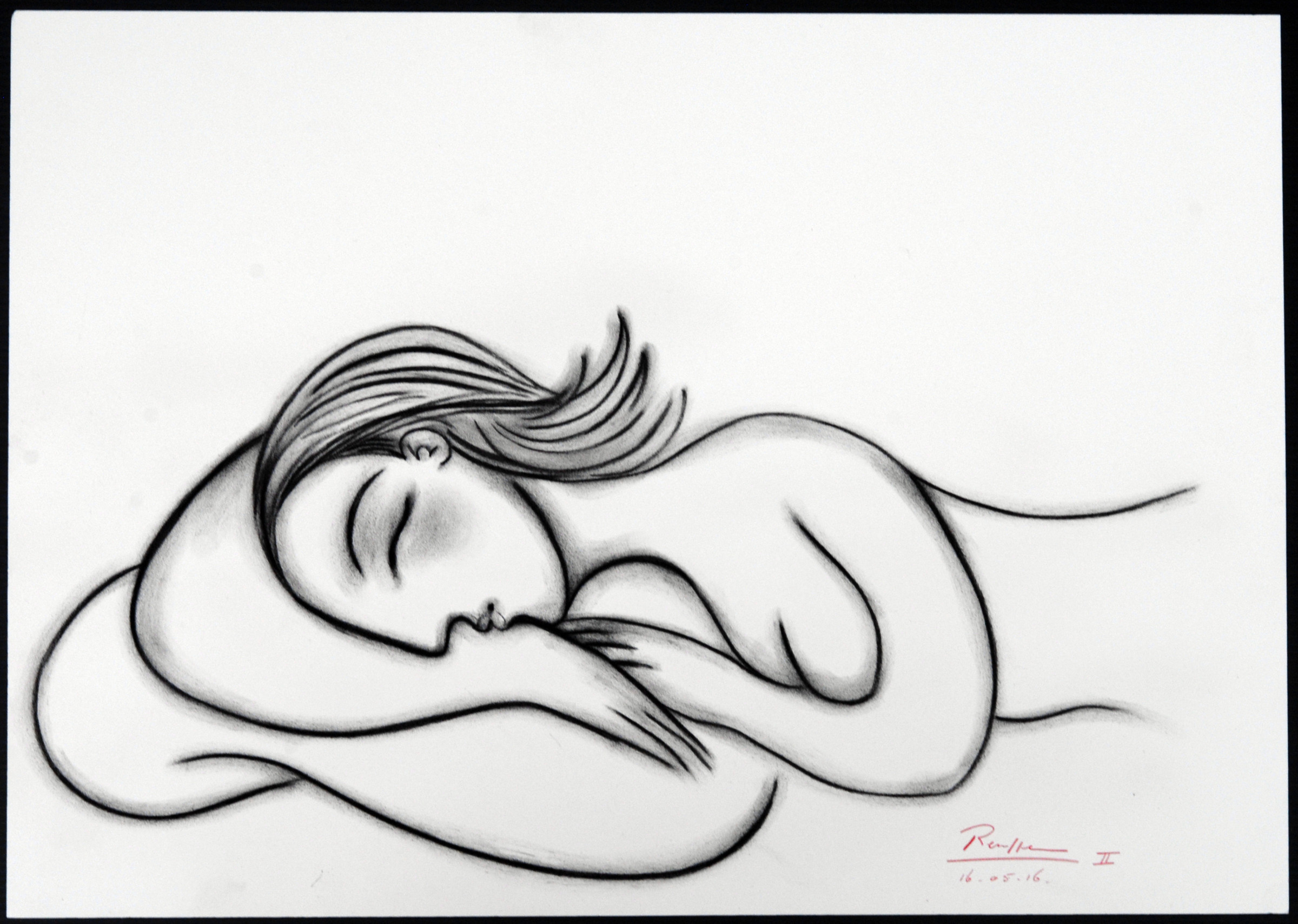 Erik Renssen, Sleeping nude IV, 2016 | Renssen Art Gallery