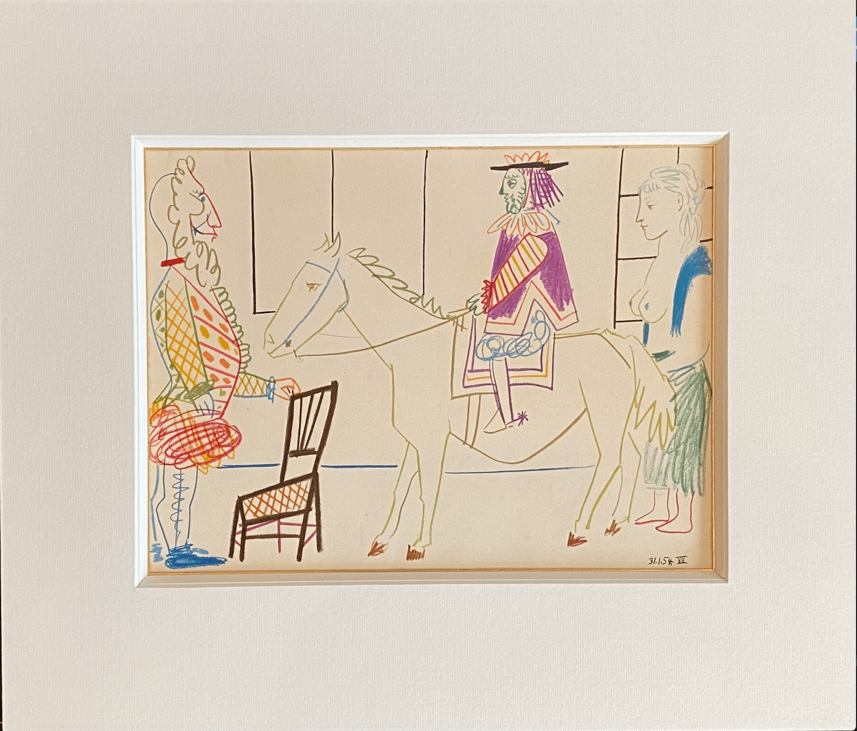 Pablo Picasso, Le Cirque VII, 1954 | Renssen Art Gallery