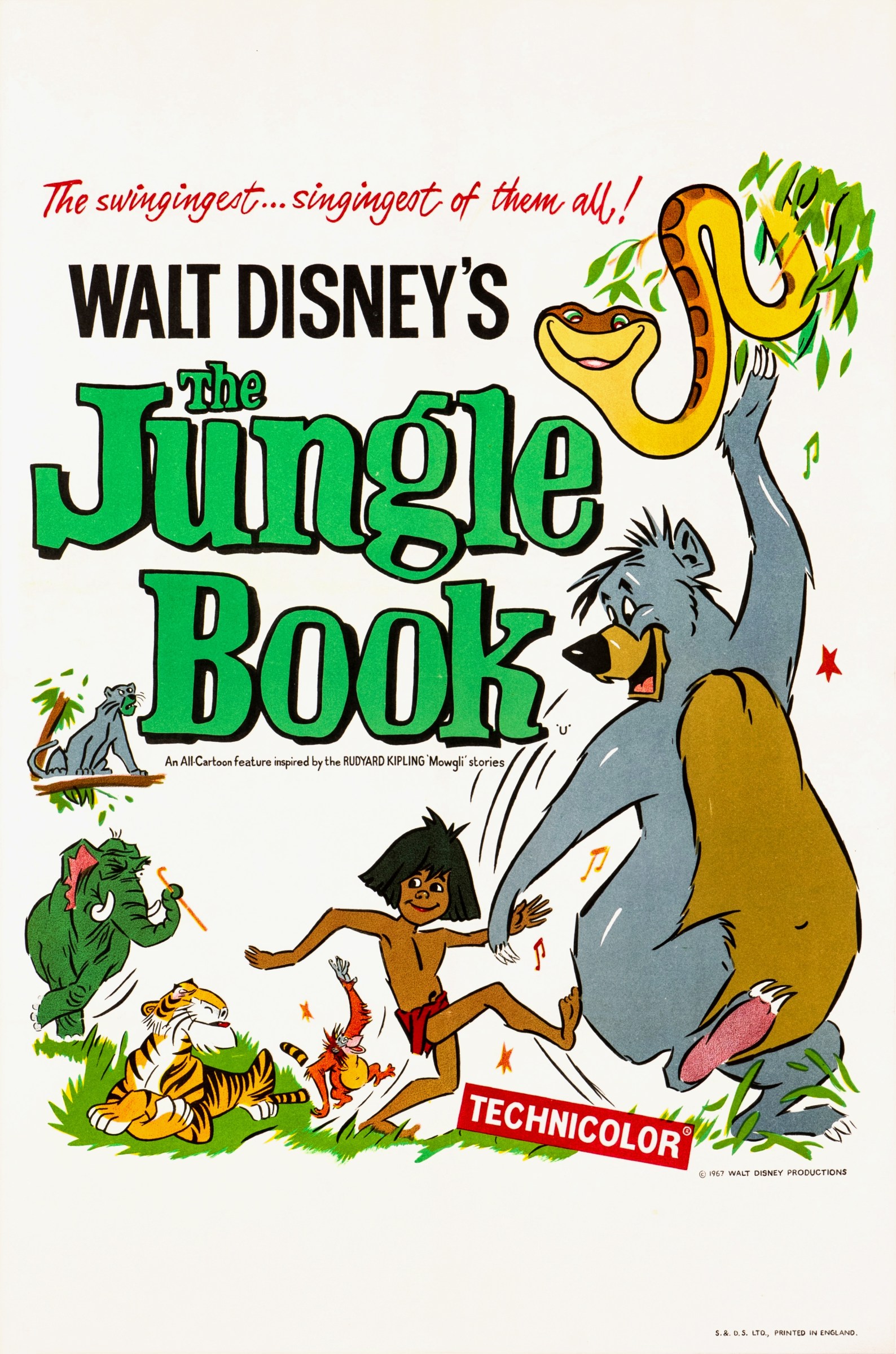 The Jungle Book, 1967 | Rock Paper Film