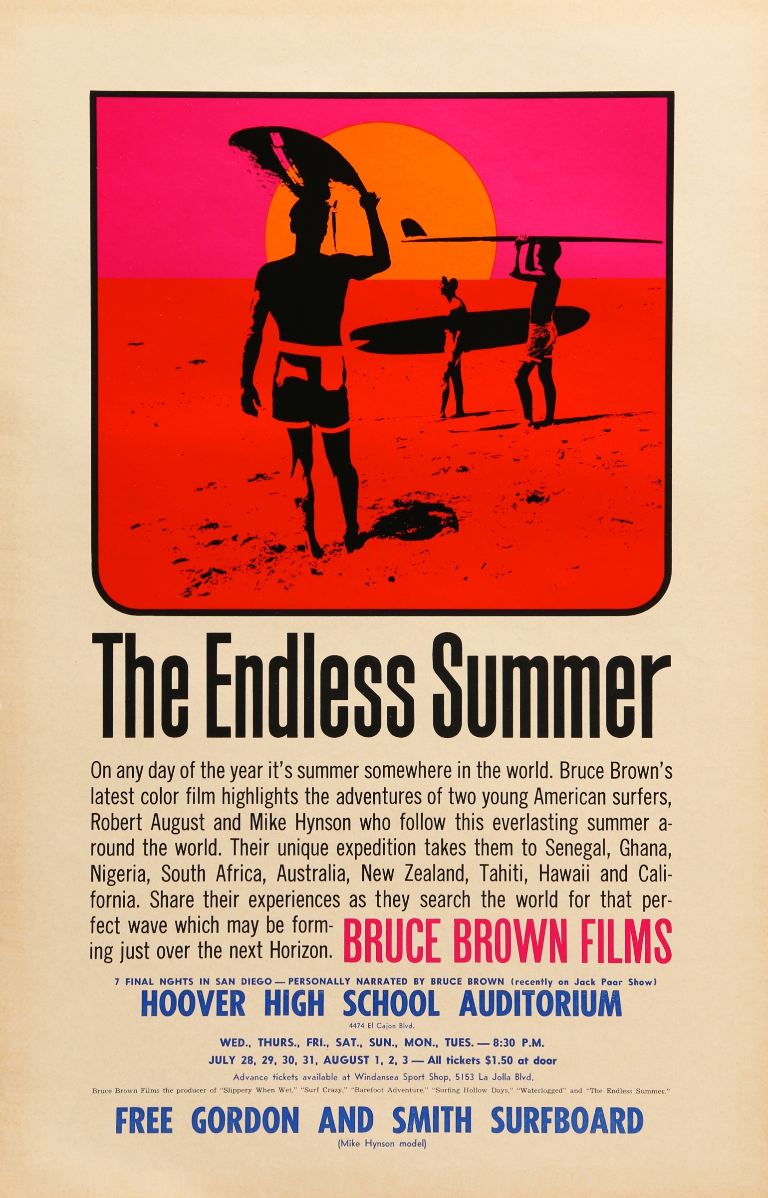 John Van Hamersveld, The Endless Summer, 1965 | Rock Paper Film