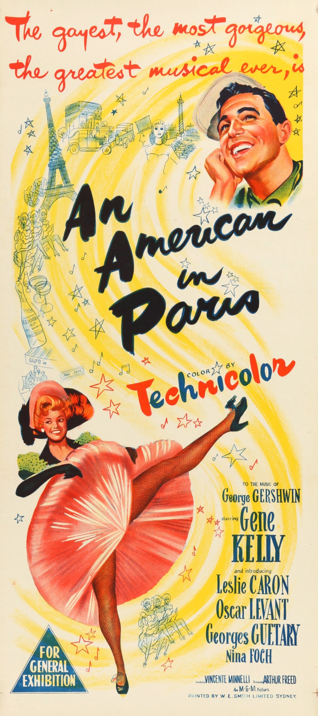 An American in Paris 1951 Rock Paper Film
